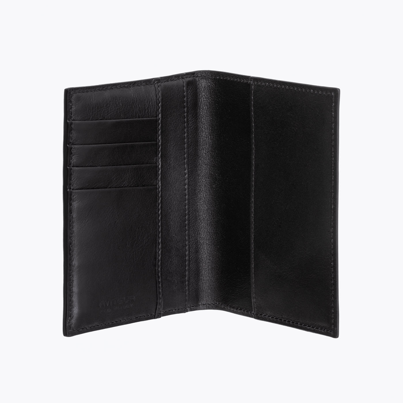 Black Passport Wallet - Aviteur