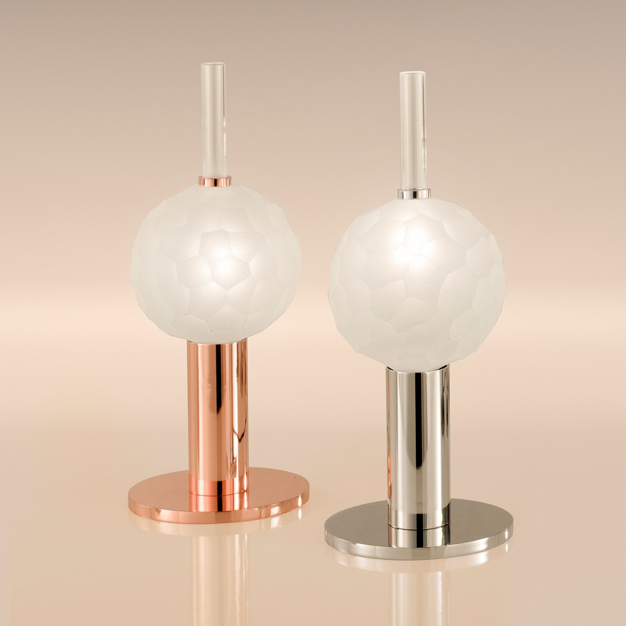 21545/L-R Golden Pink Table Lamp - Alternative view 1