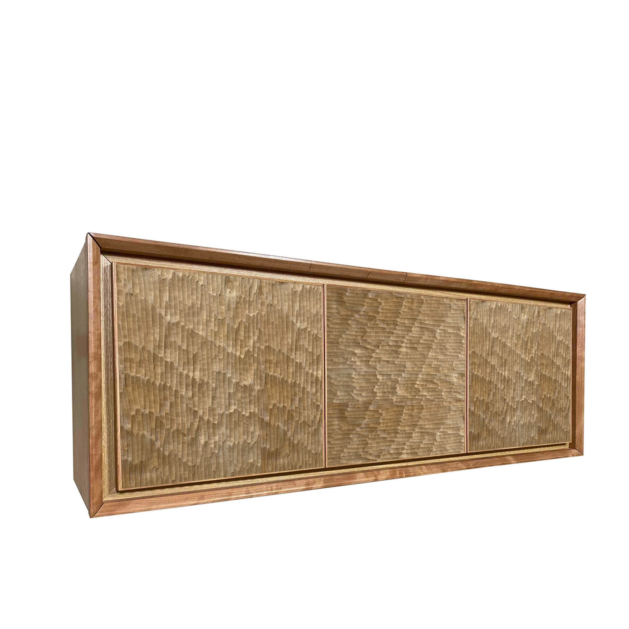 Scolpita 3-Door Carved Wall Sideboard by Mascia Meccani - Alternative view 3