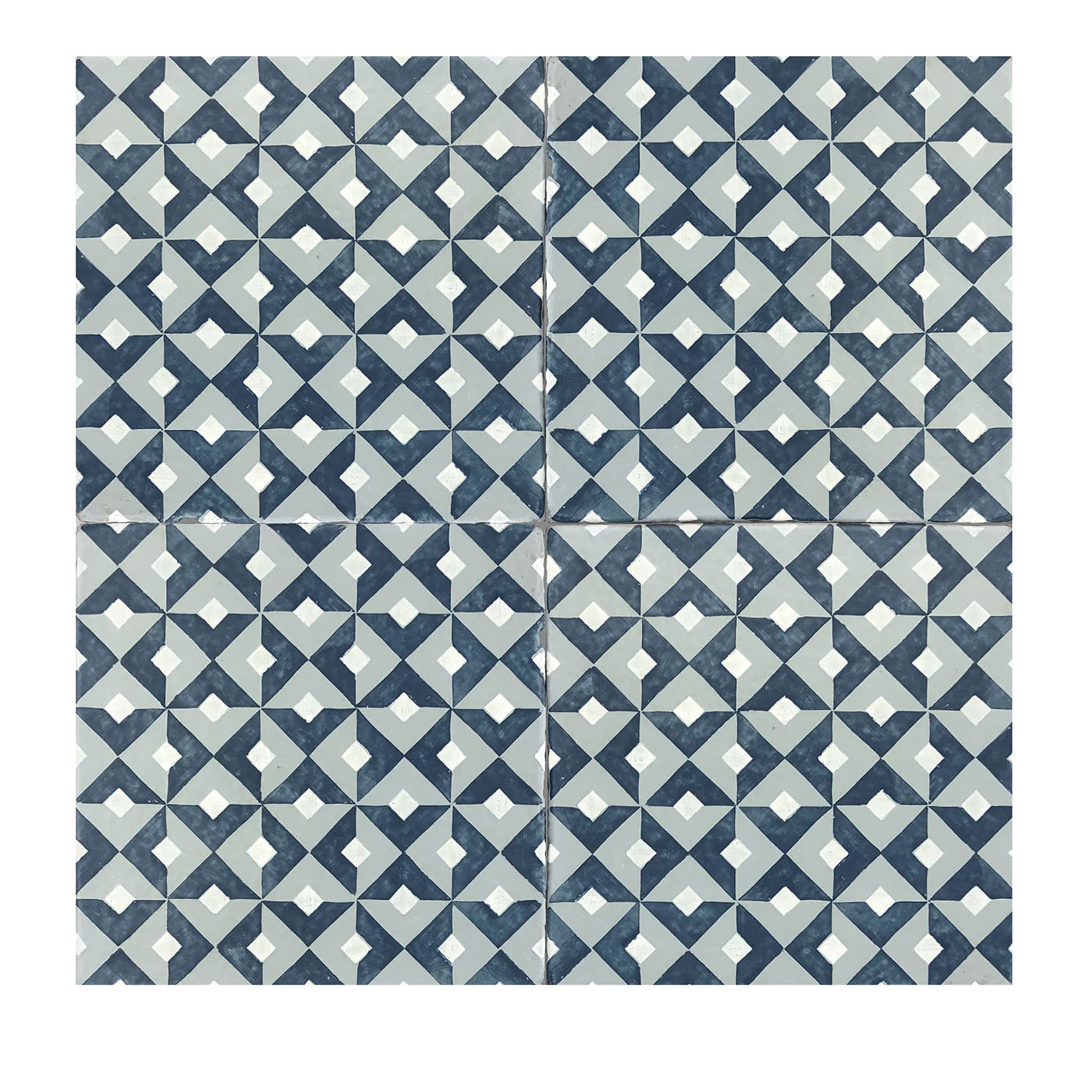 Daamè Set di 25 piastrelle quadrate azzurre #1 - Vista principale