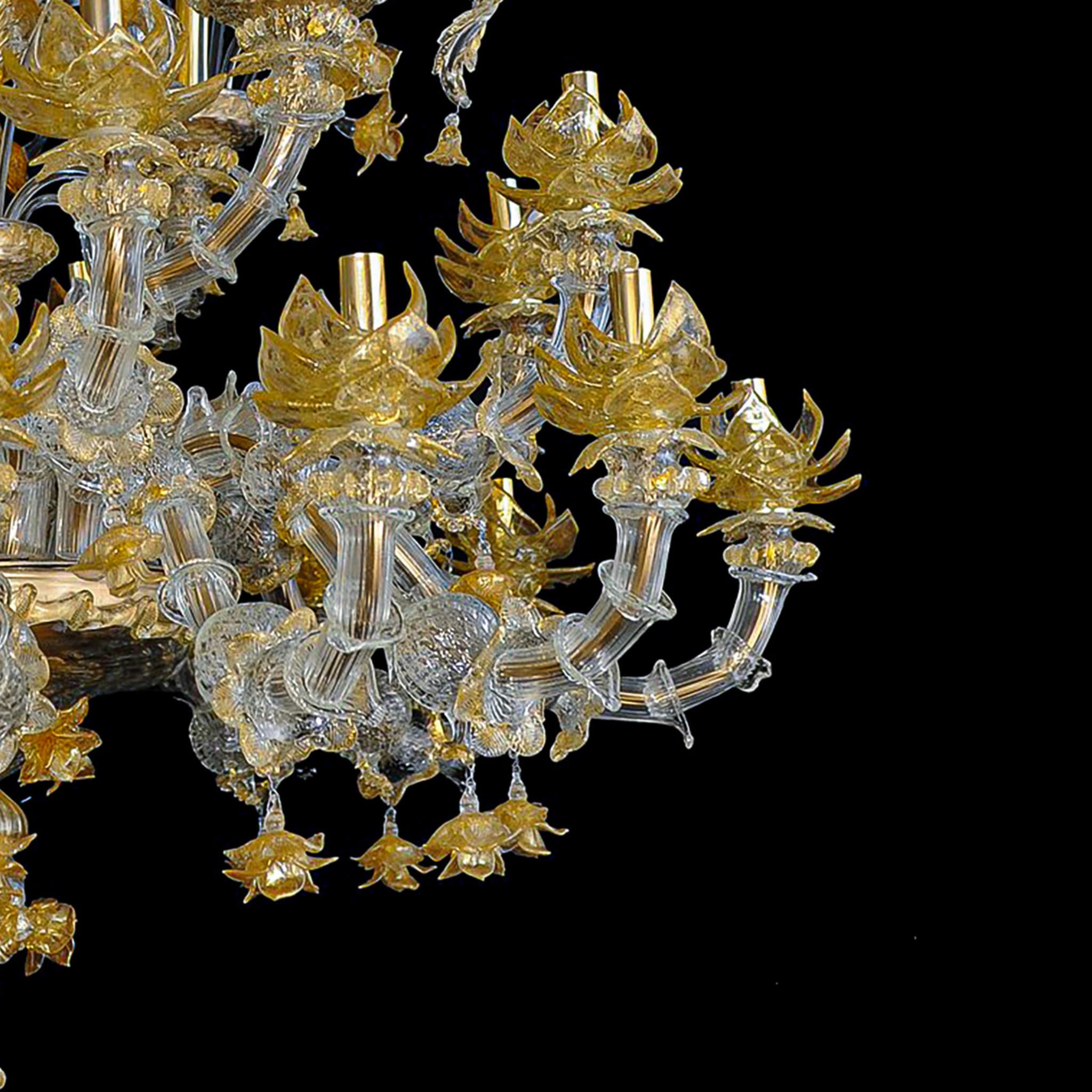 Rezzonico-style Gold and Crystal Chandelier #4 - Alternative view 4