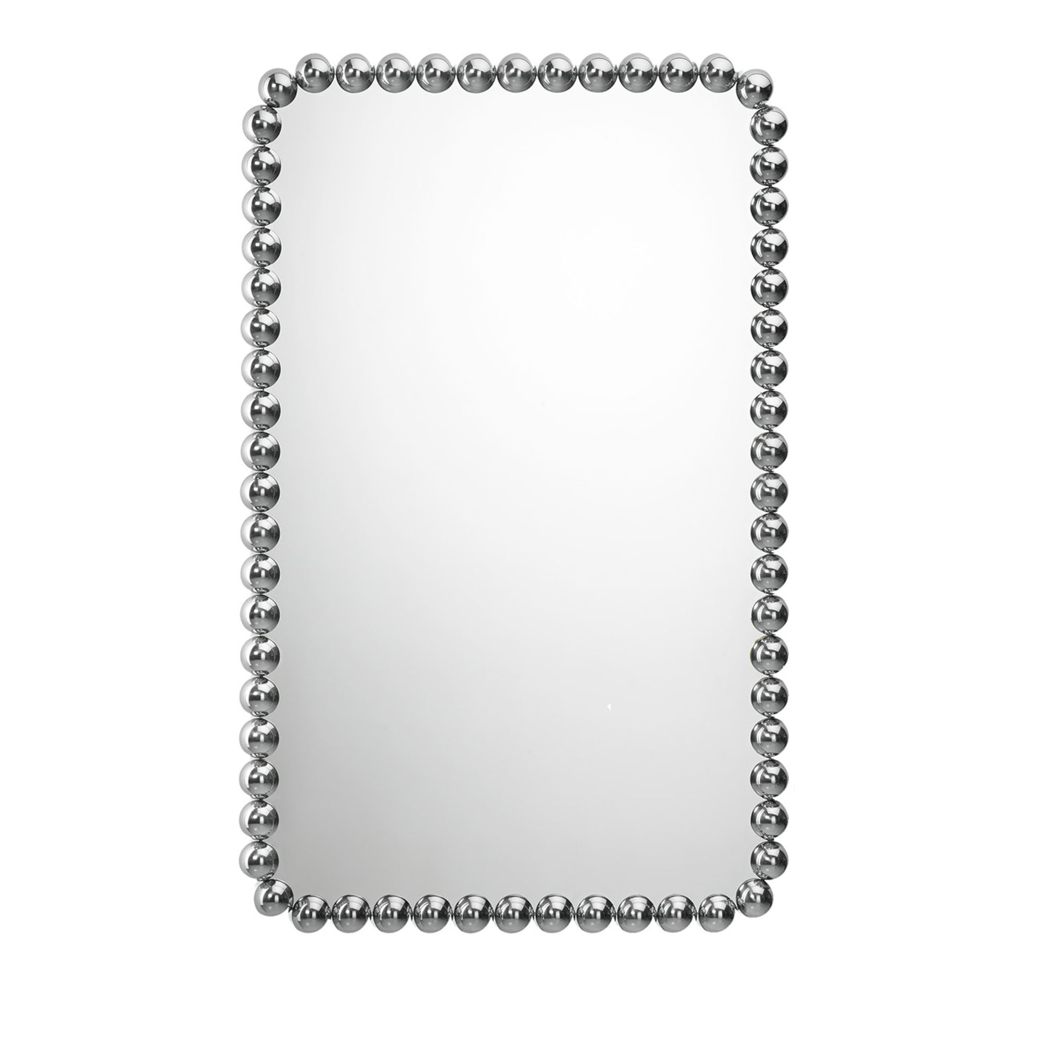 Petit miroir chromé rectangulaire Gioiello par Nika Zupanc - Vue principale