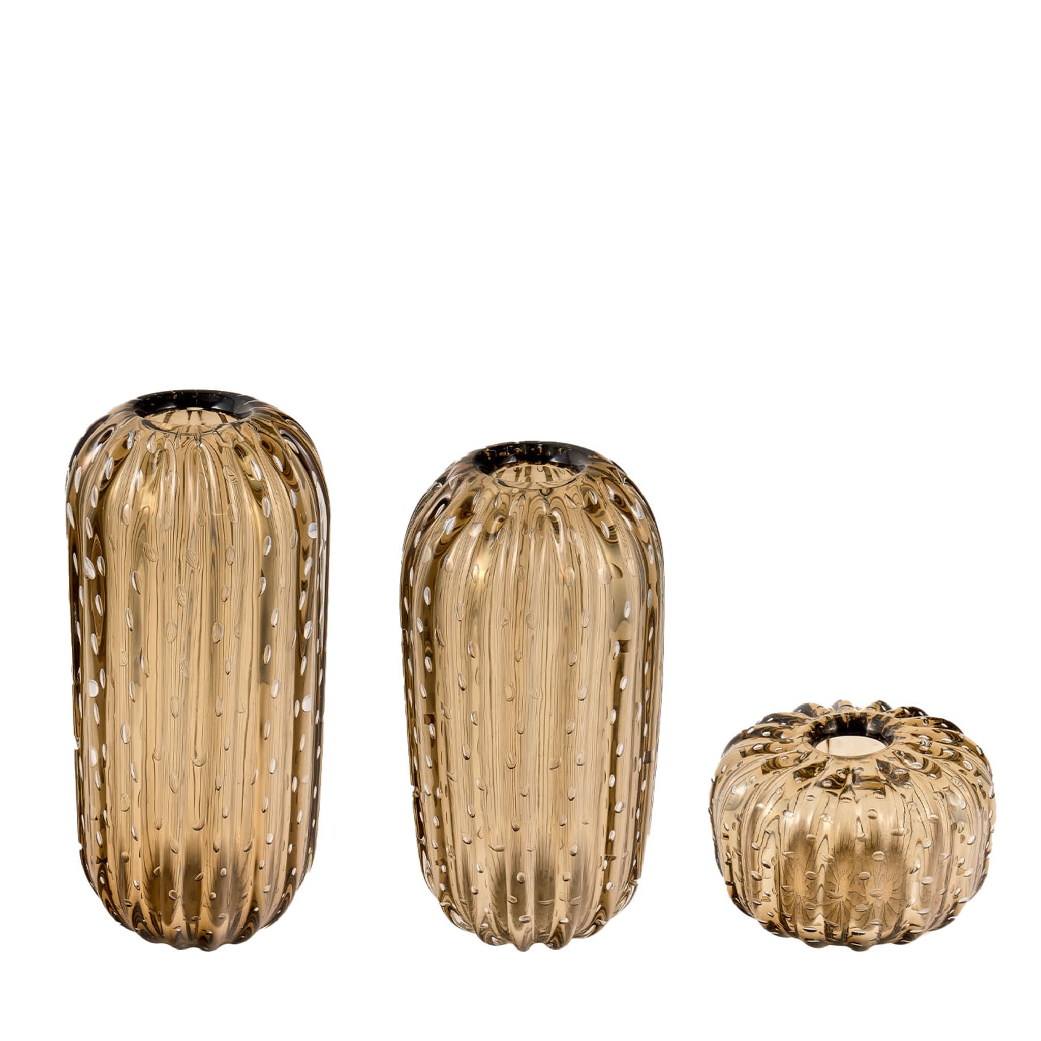 Set of 3 Murano Vases Bolle Collection by Paolo Castelli - Main view
