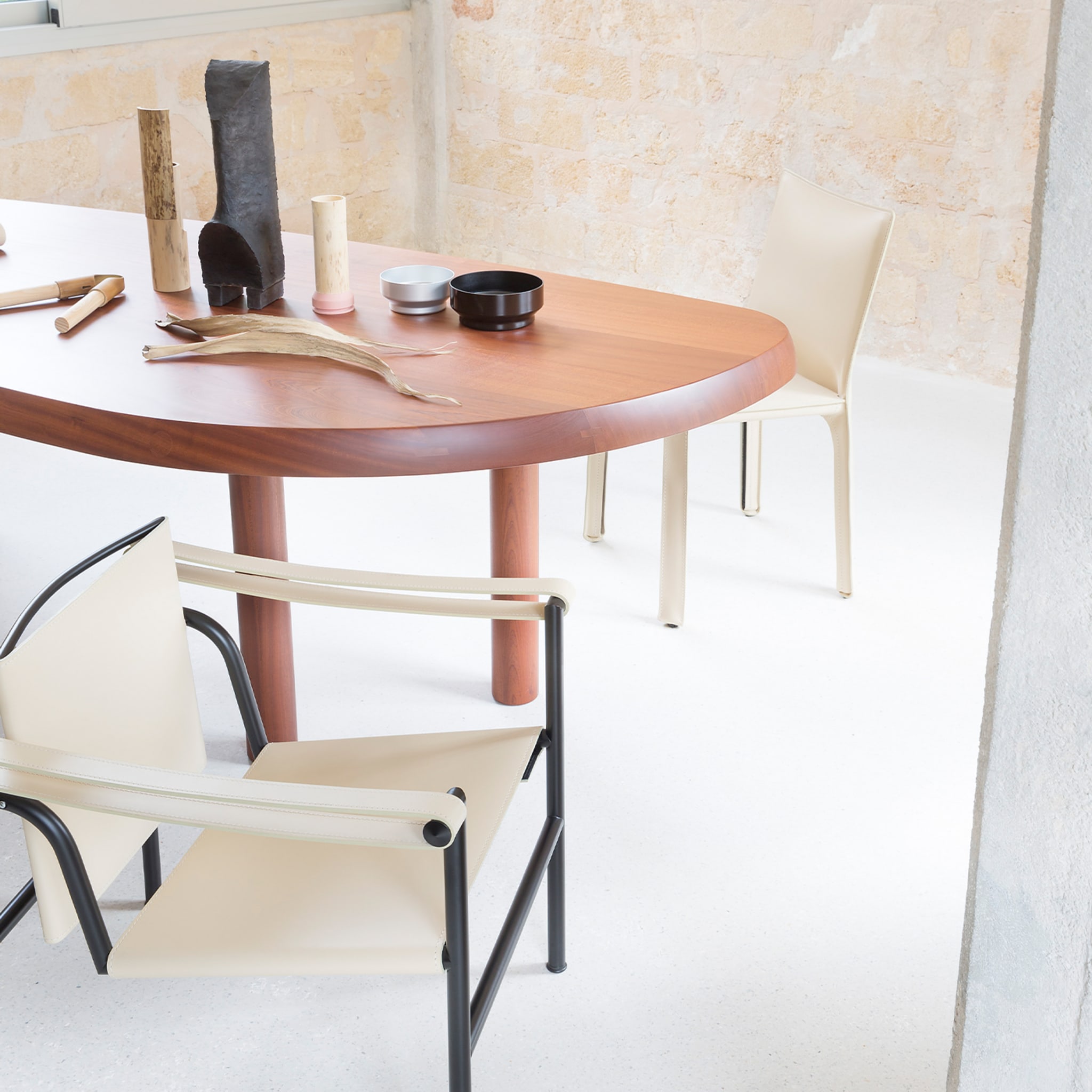 Lacquered Wood Table en Forme Libre by Charlotte Perriand for