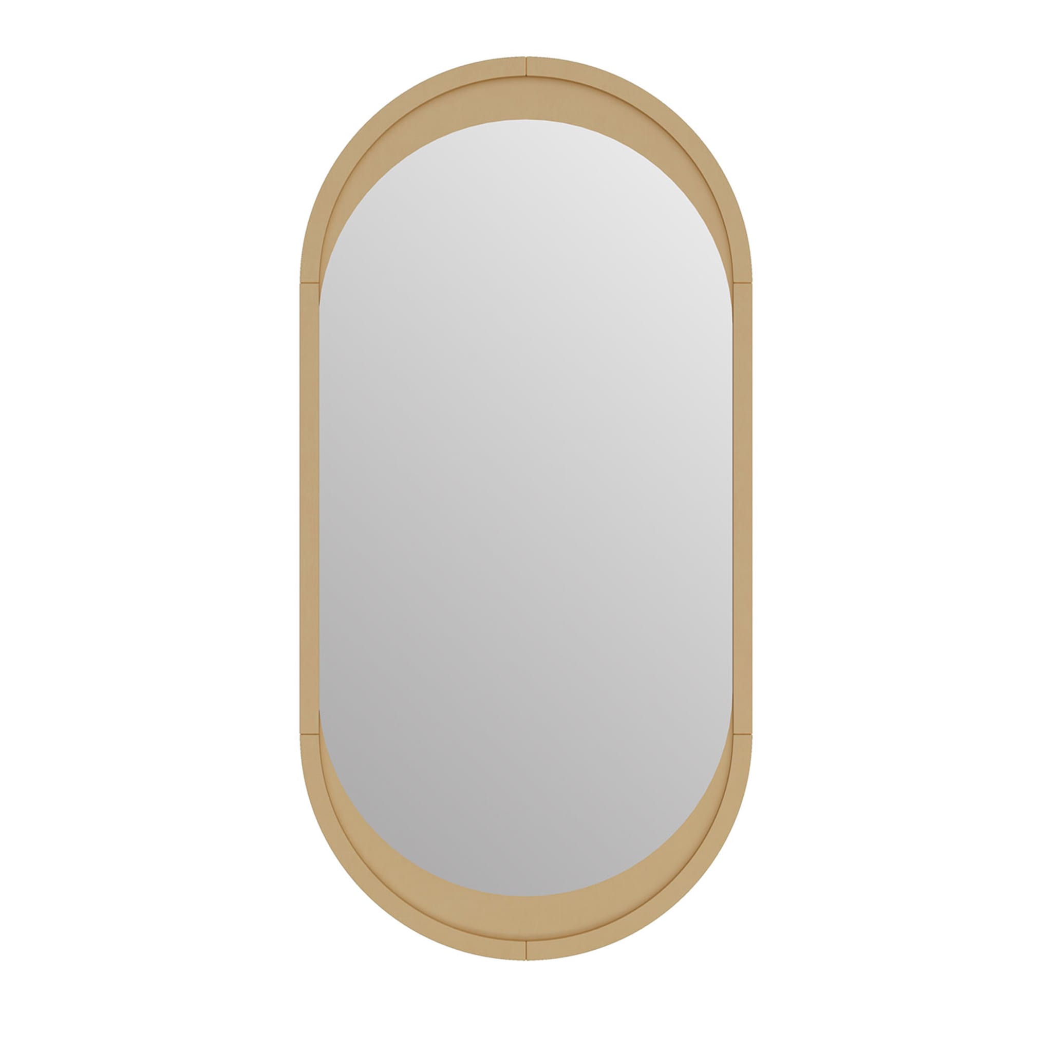 Eclipse Oval Gold Mirror - Main view