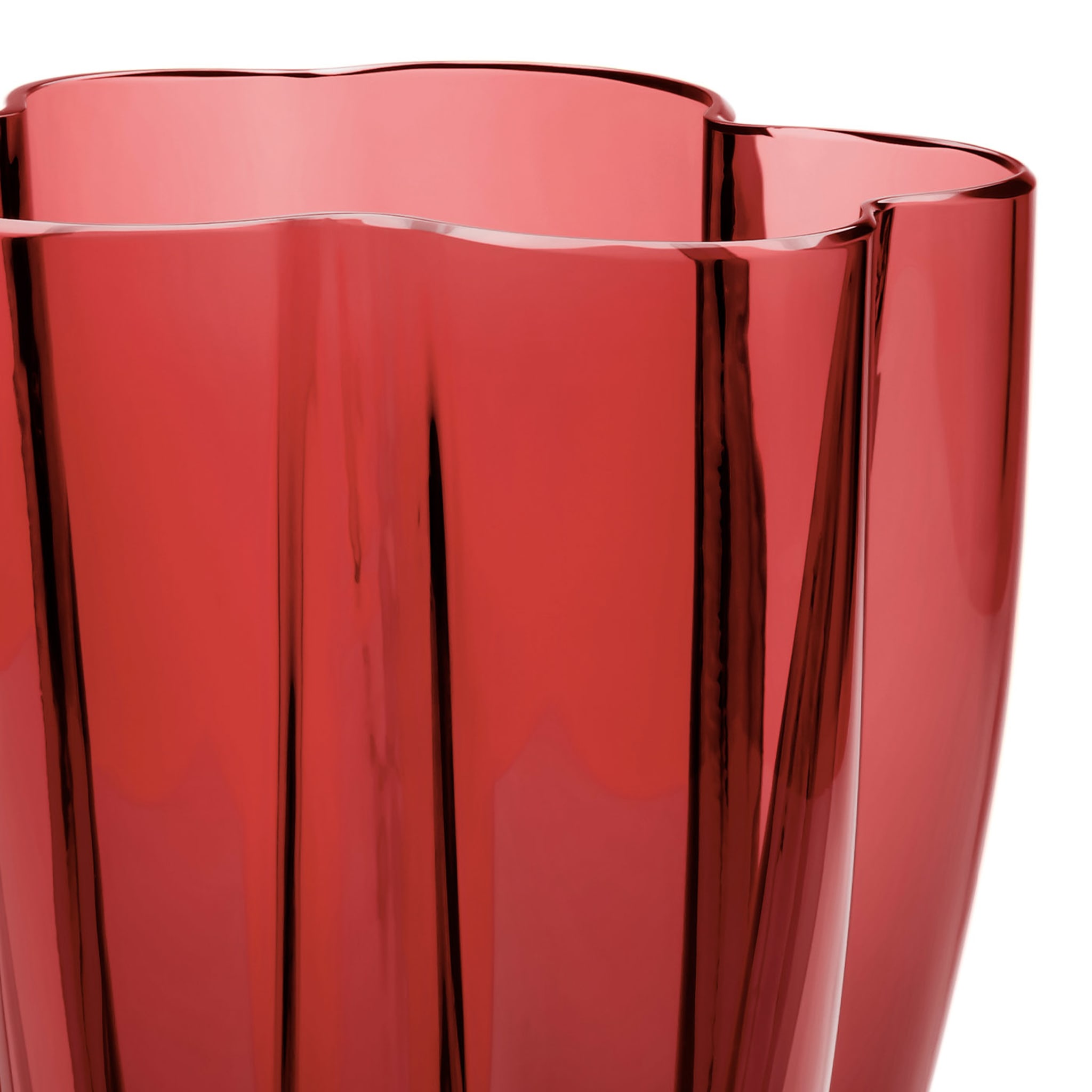 Petalo Oriental Red Small Vase - Alternative view 1