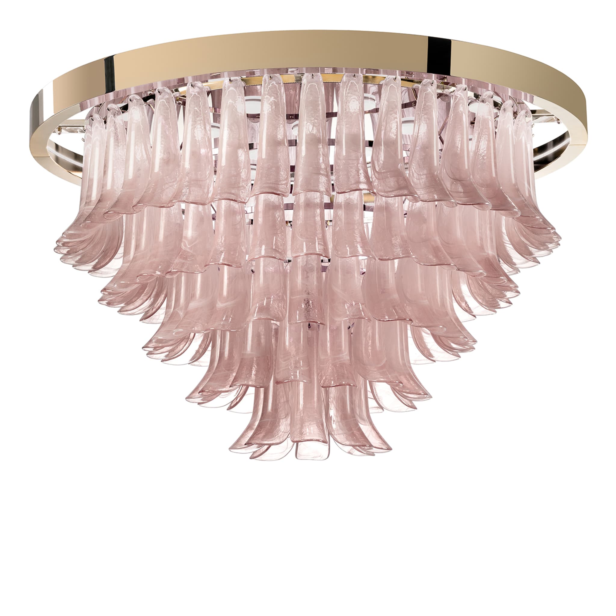 Pink Saddle Chandelier - Main view