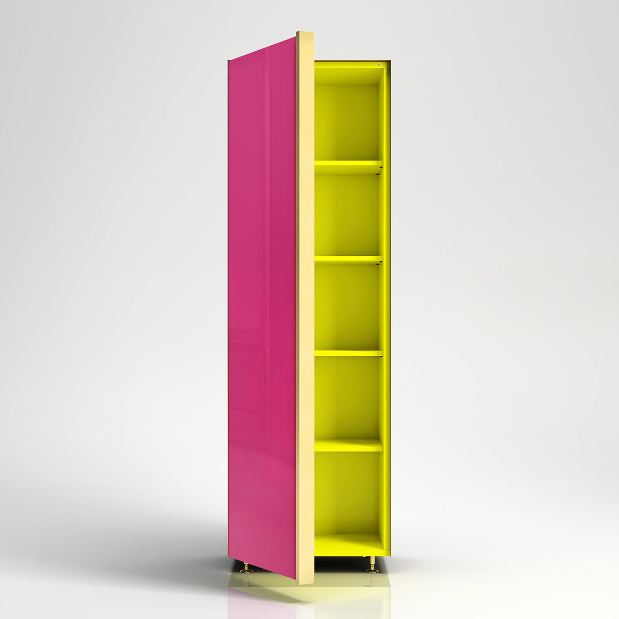 Column 01 Set of 4 Red Cupboards - Alternative view 2