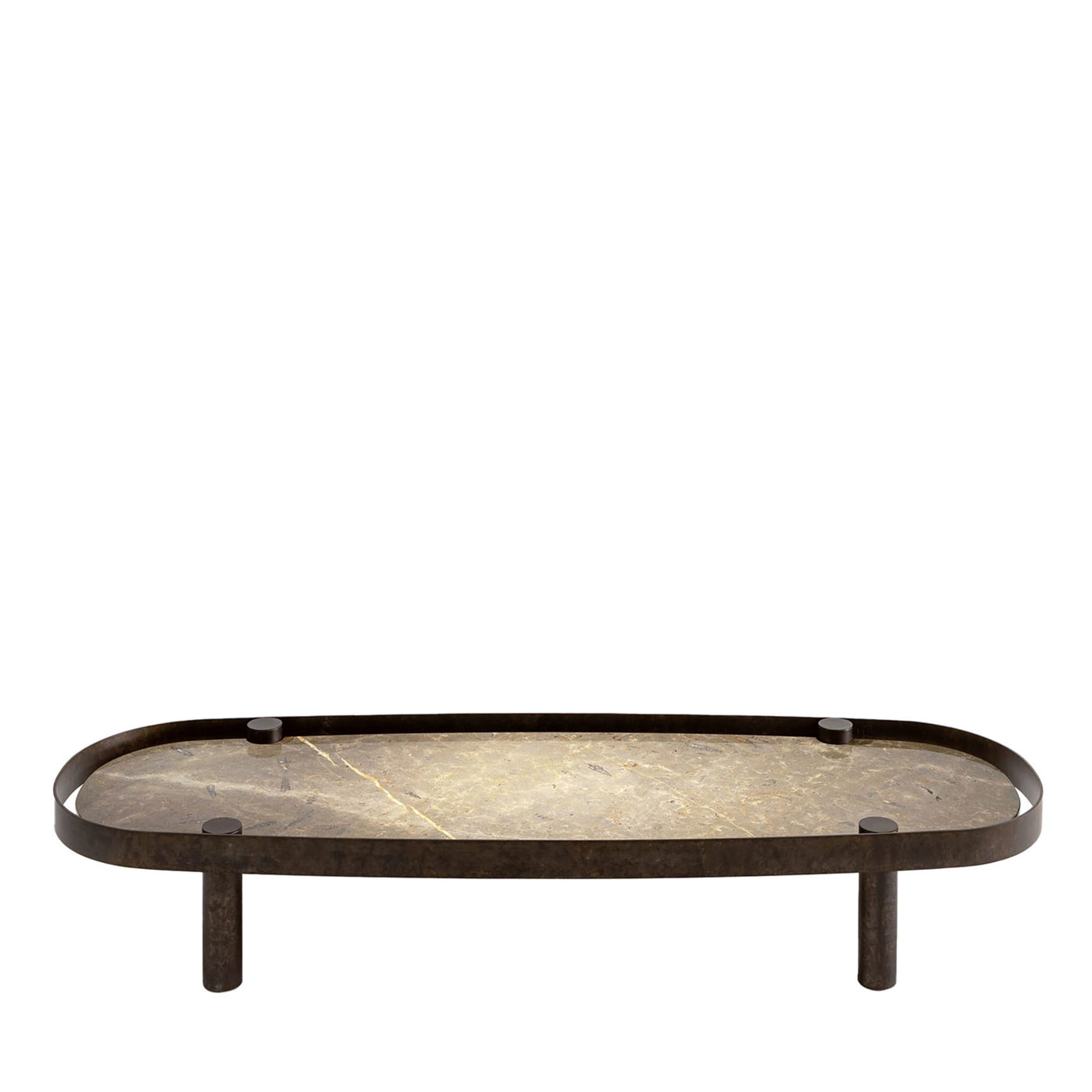 Tray Low Marble Coffee Table - Main view