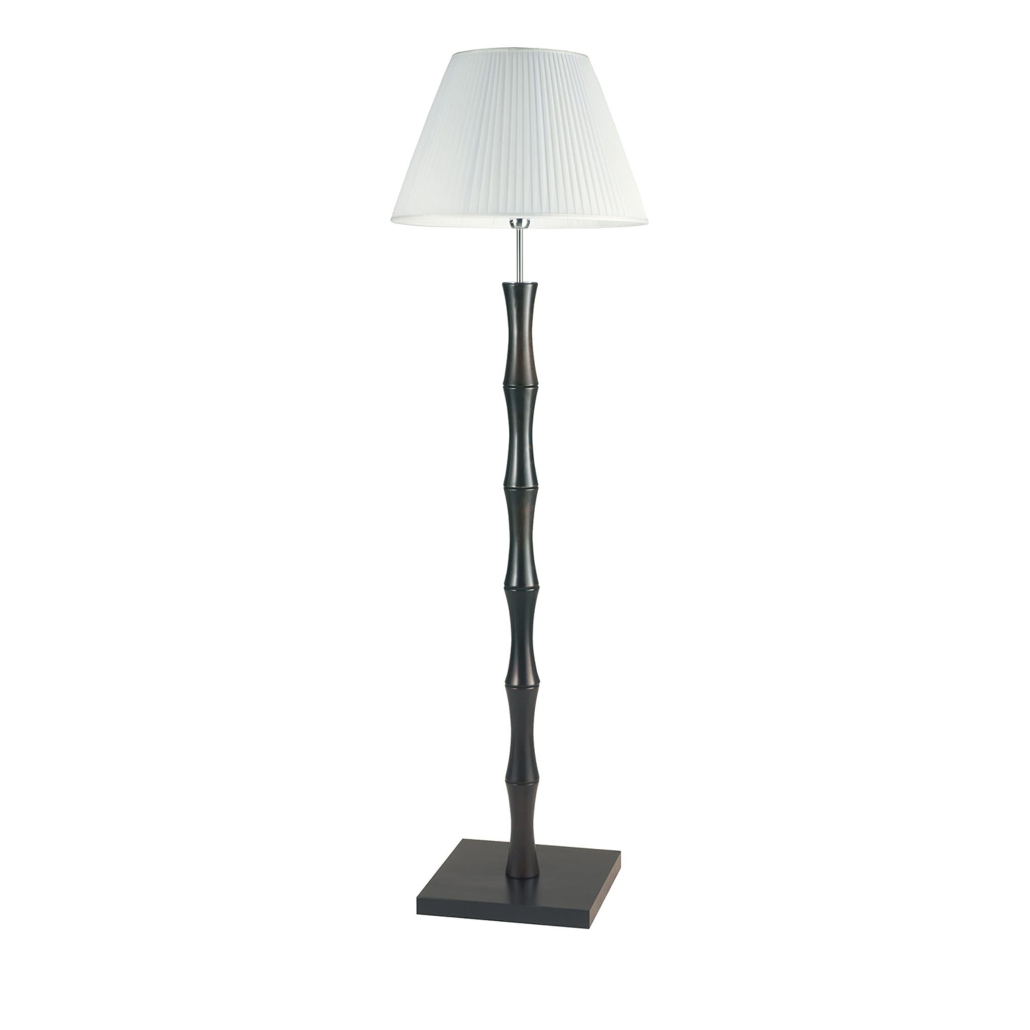 Wood M117 Black & White Floor Lamp - Main view