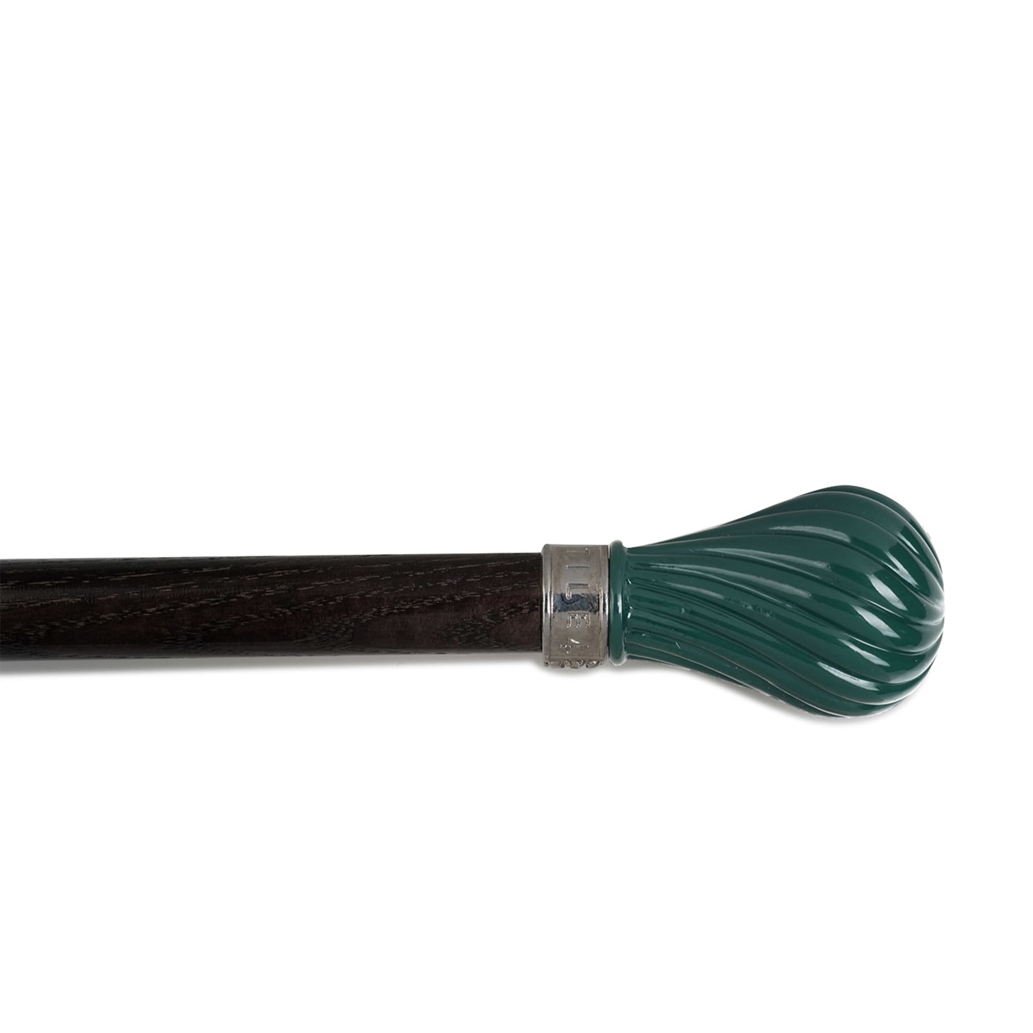 Sagola Dark Shoe Horn with Twisted Petrol-Blue Handle - Alternative view 1