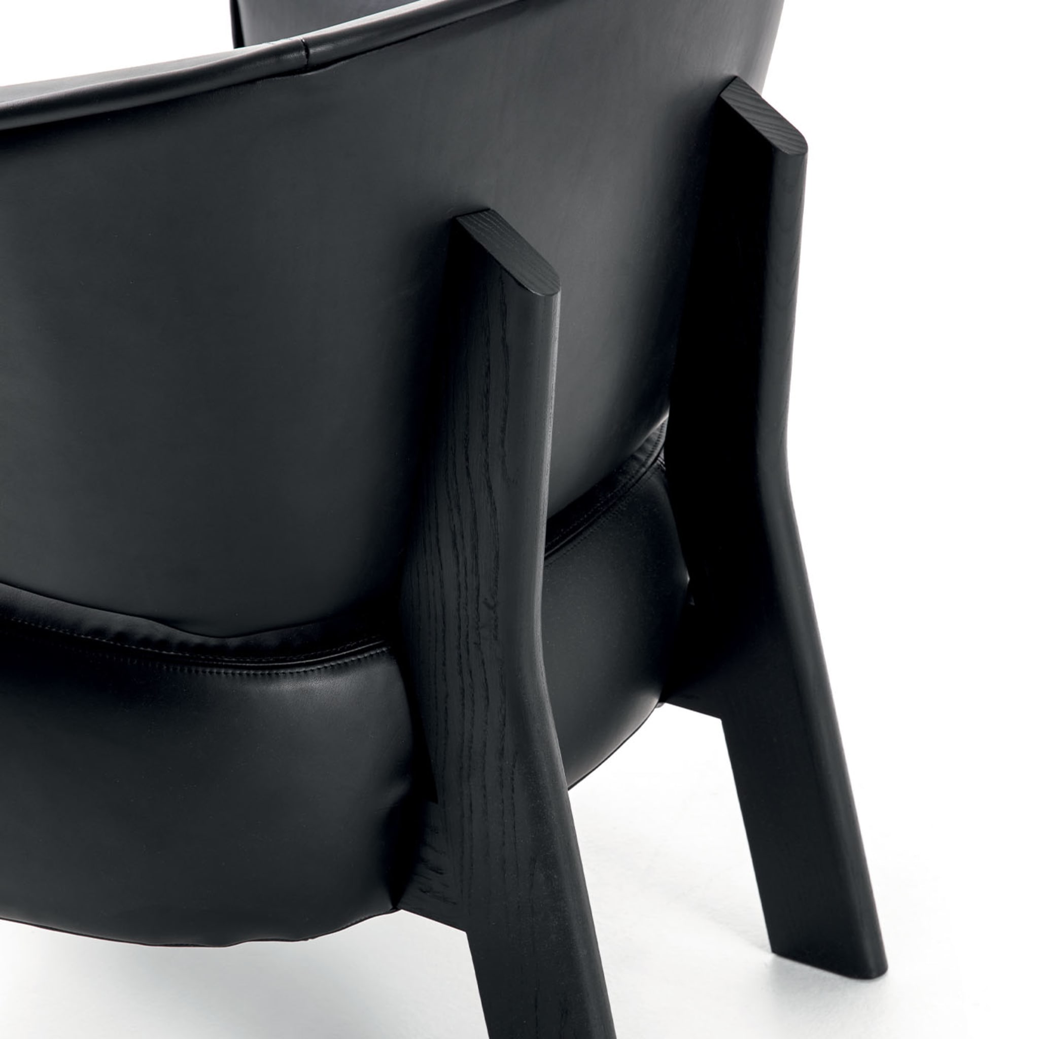 Back-Wing Black Armchair by Patricia Urquiola - Alternative view 1