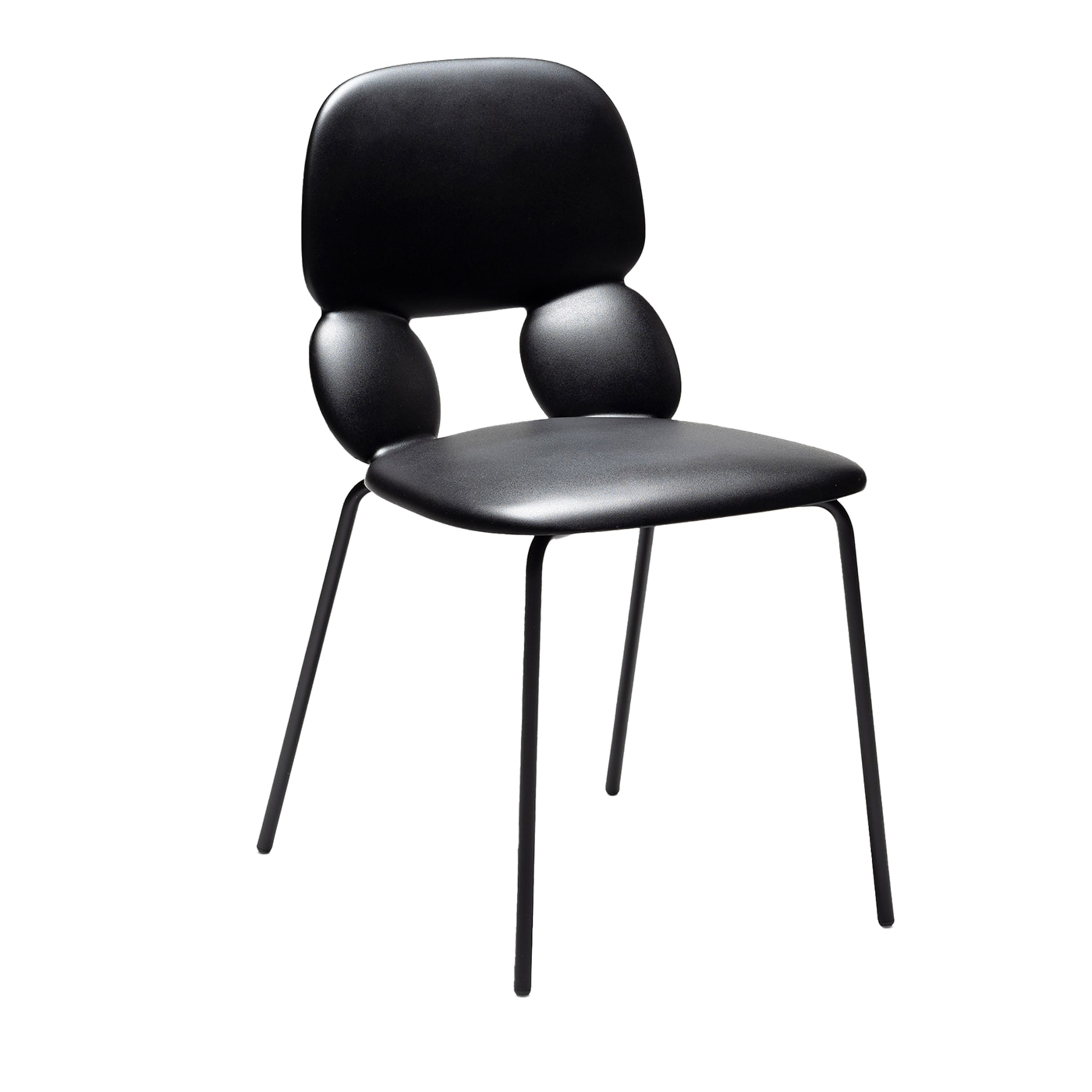 Nube S Black Chair by Roberto Paoli - Main view