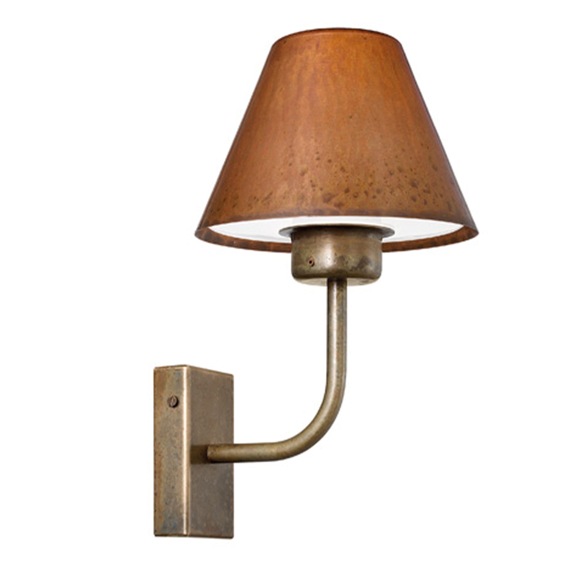 Fiordo Brass & Copper Outdoor Wall Lamp - Main view