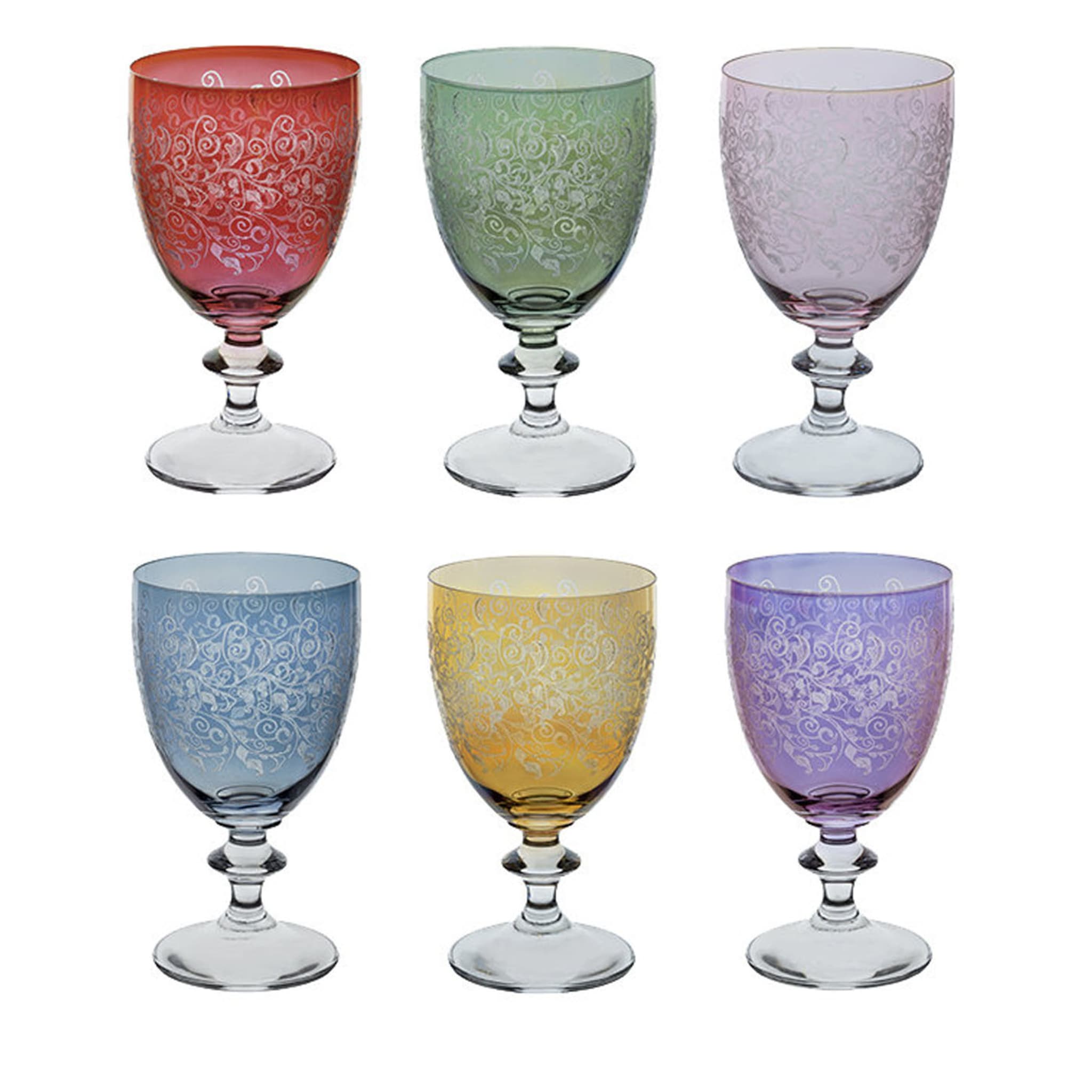 Set of Six Ravel Wine Glasses - Main view