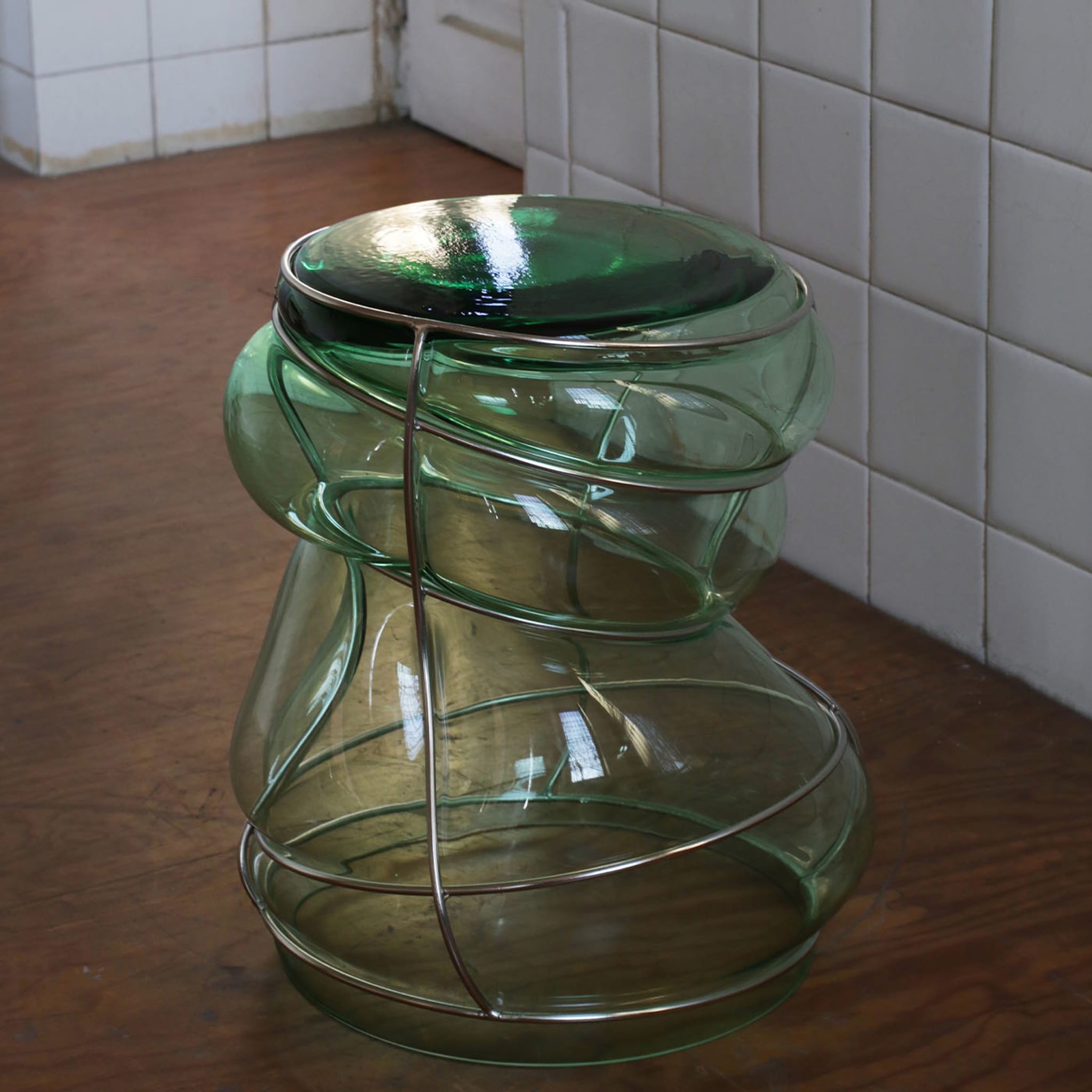 Table basse en verre de Murano Babà - Vue alternative 1