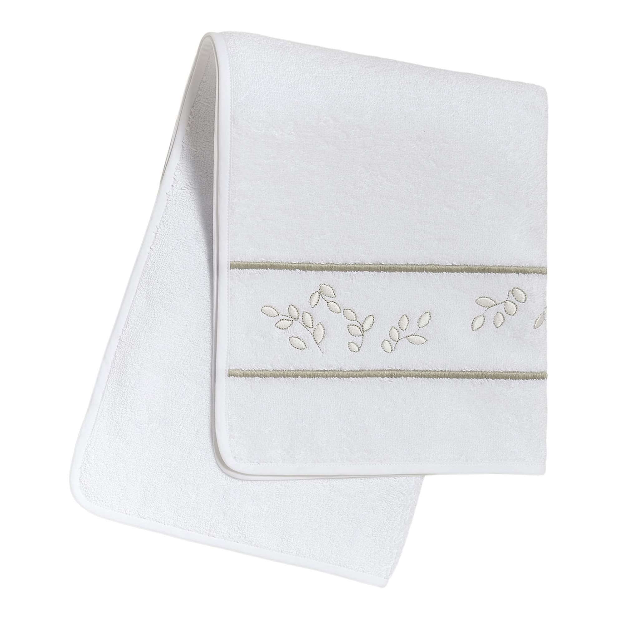 White and silver hand towels new arrivals