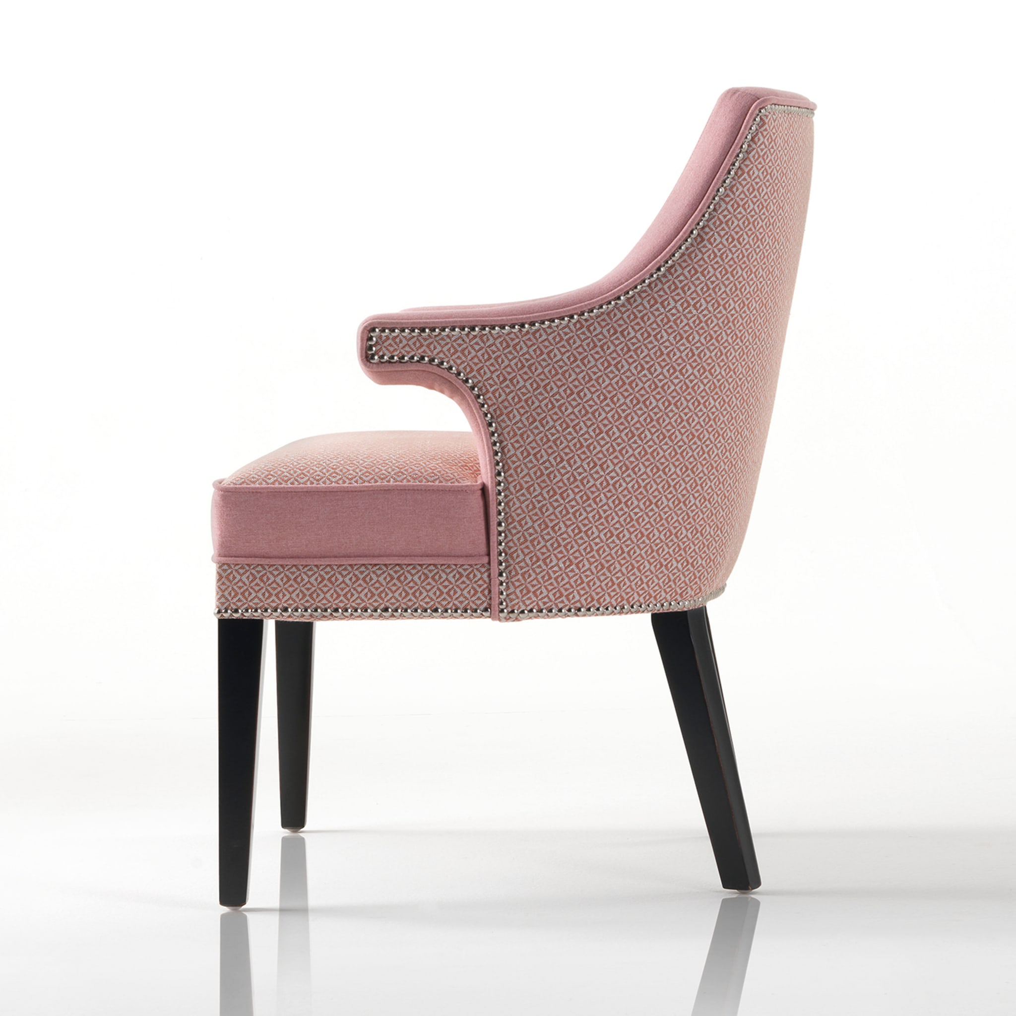 Pink Studded Armchair - Alternative view 1