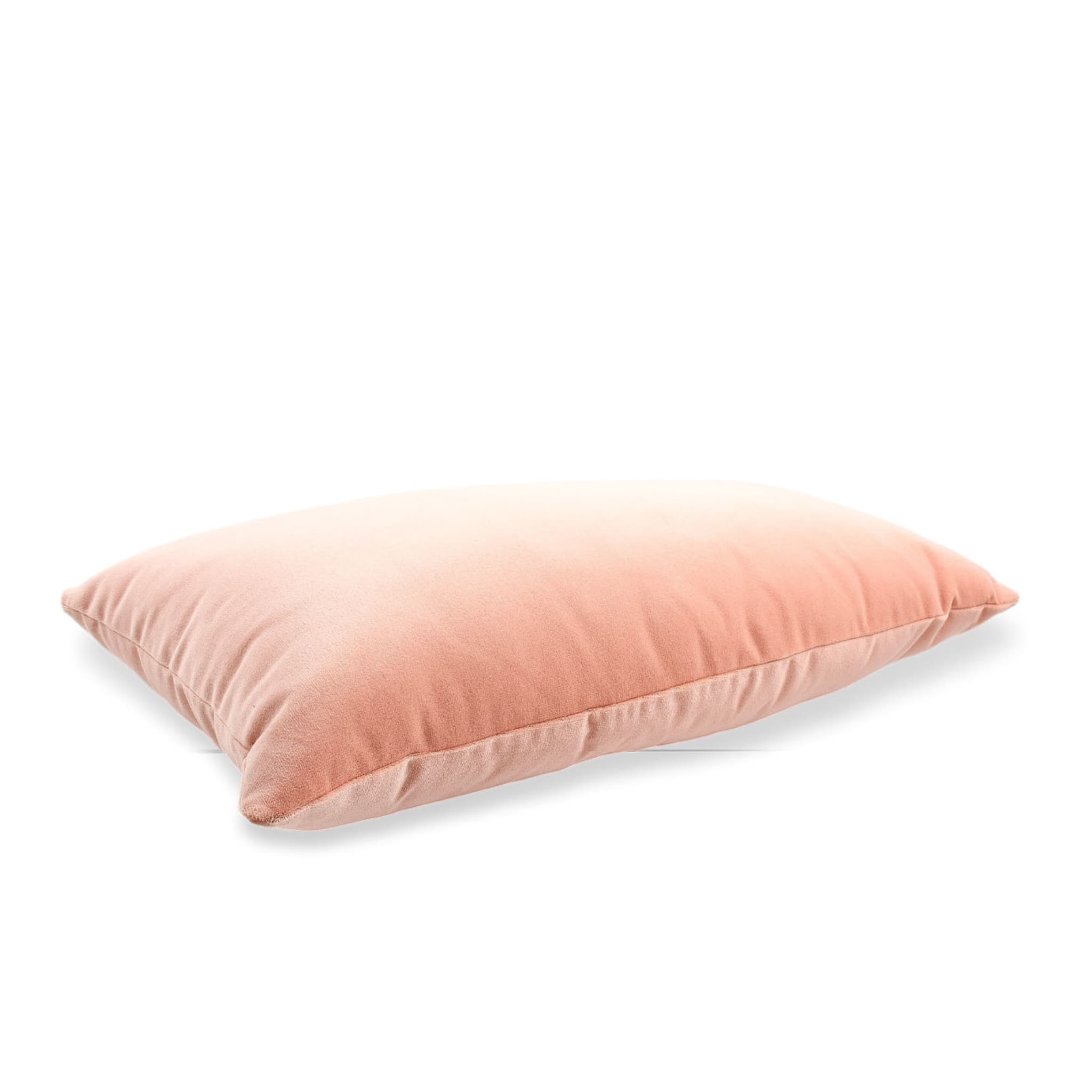 Peach Cotton Velvet Longue Cushion - Alternative view 1