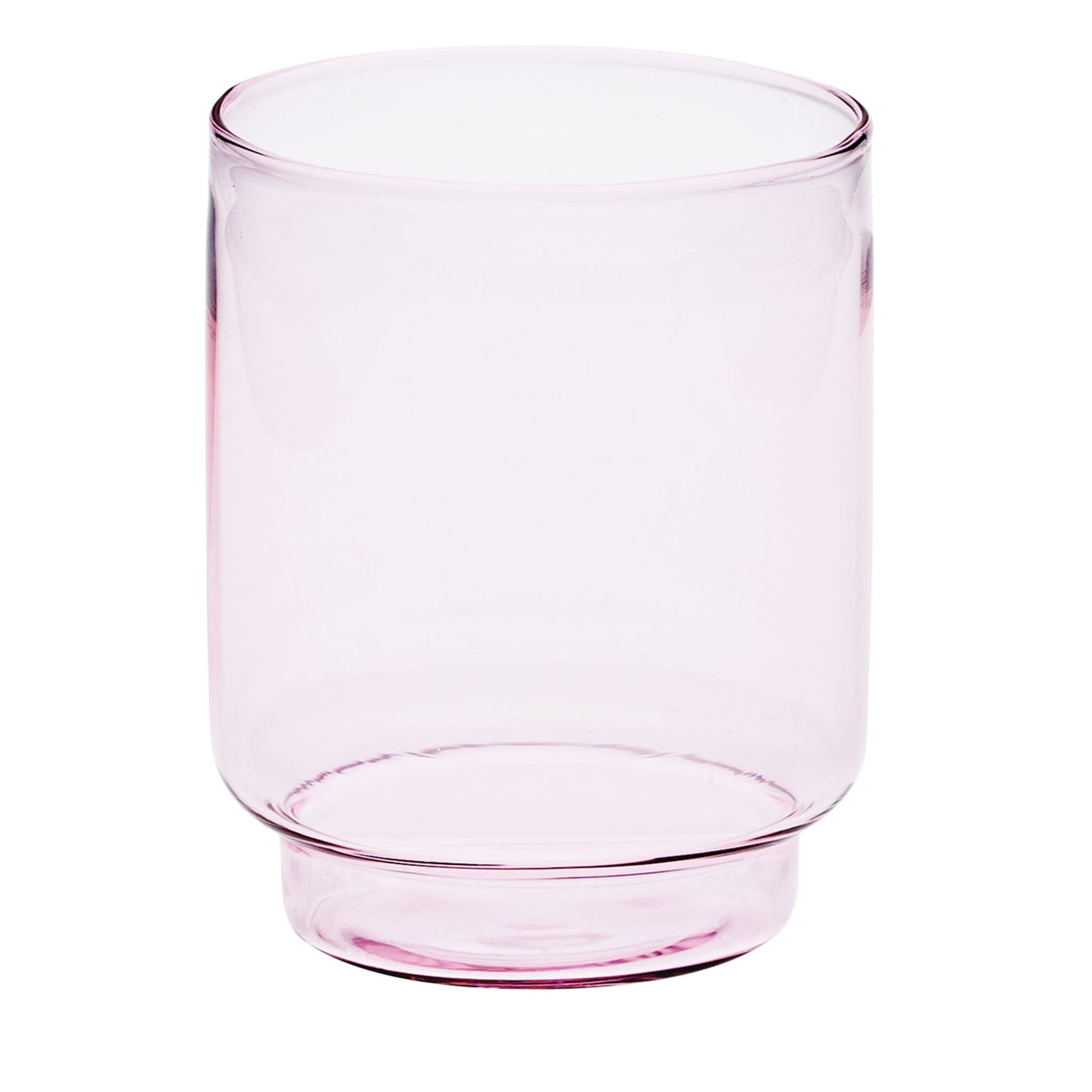Set Of 4 Pink Dolce Vita Water Glasses - Main view