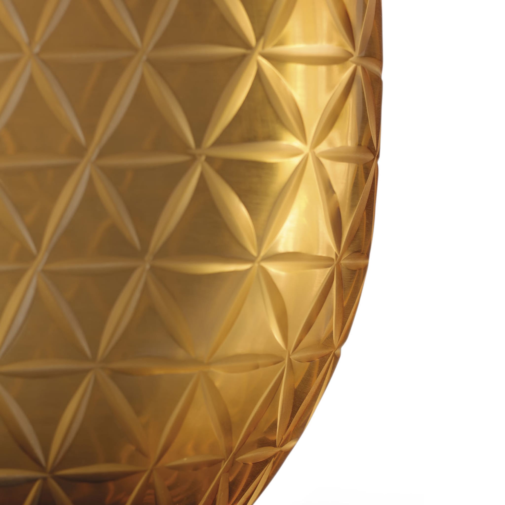 Honey Geometric Murano Glass Vase  - Alternative view 1