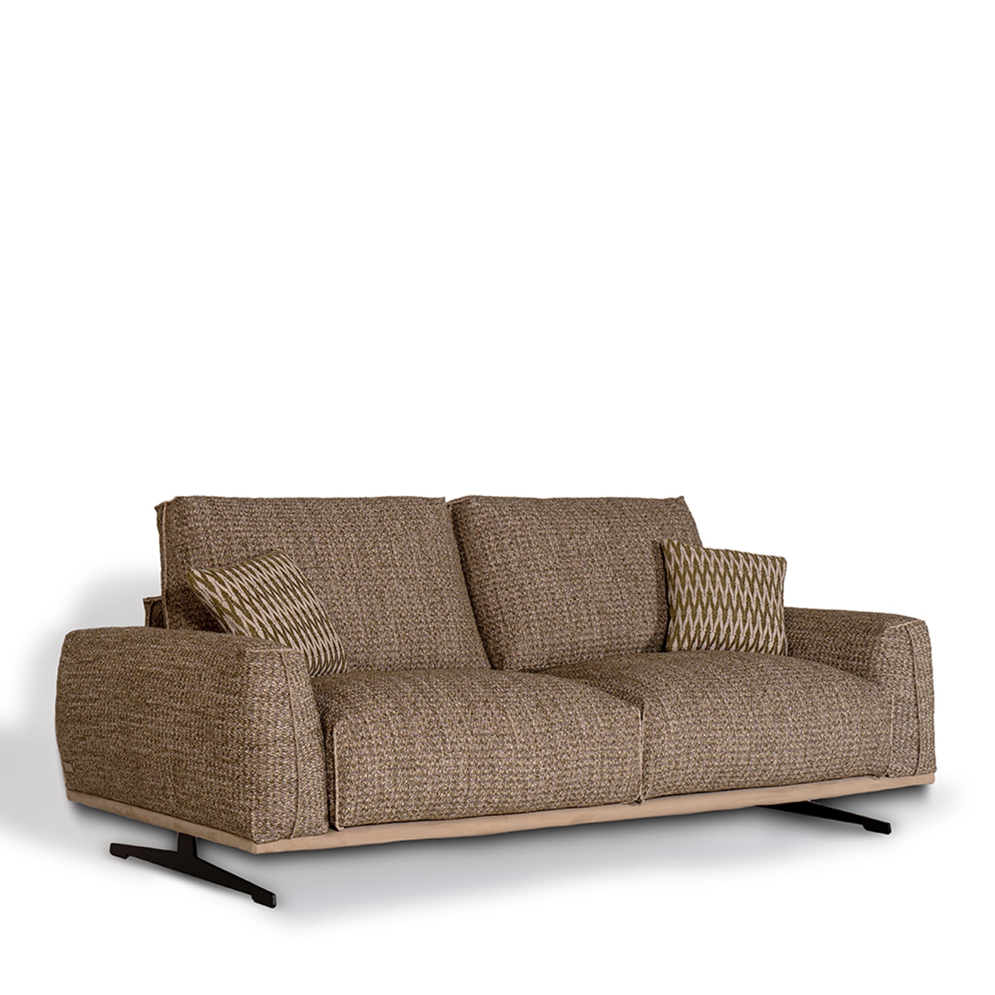 Boboli Two Brown Seater Sofa - Alternative view 1