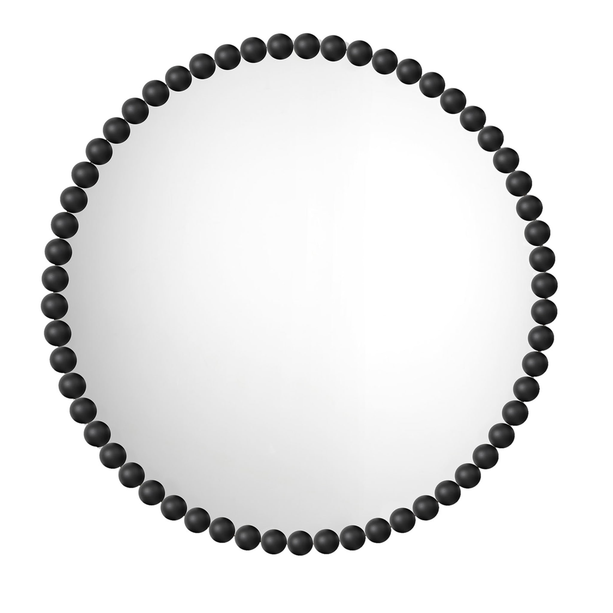 Specchio rotondo piccolo nero Gioiello di Nika Zupanc - Vista principale