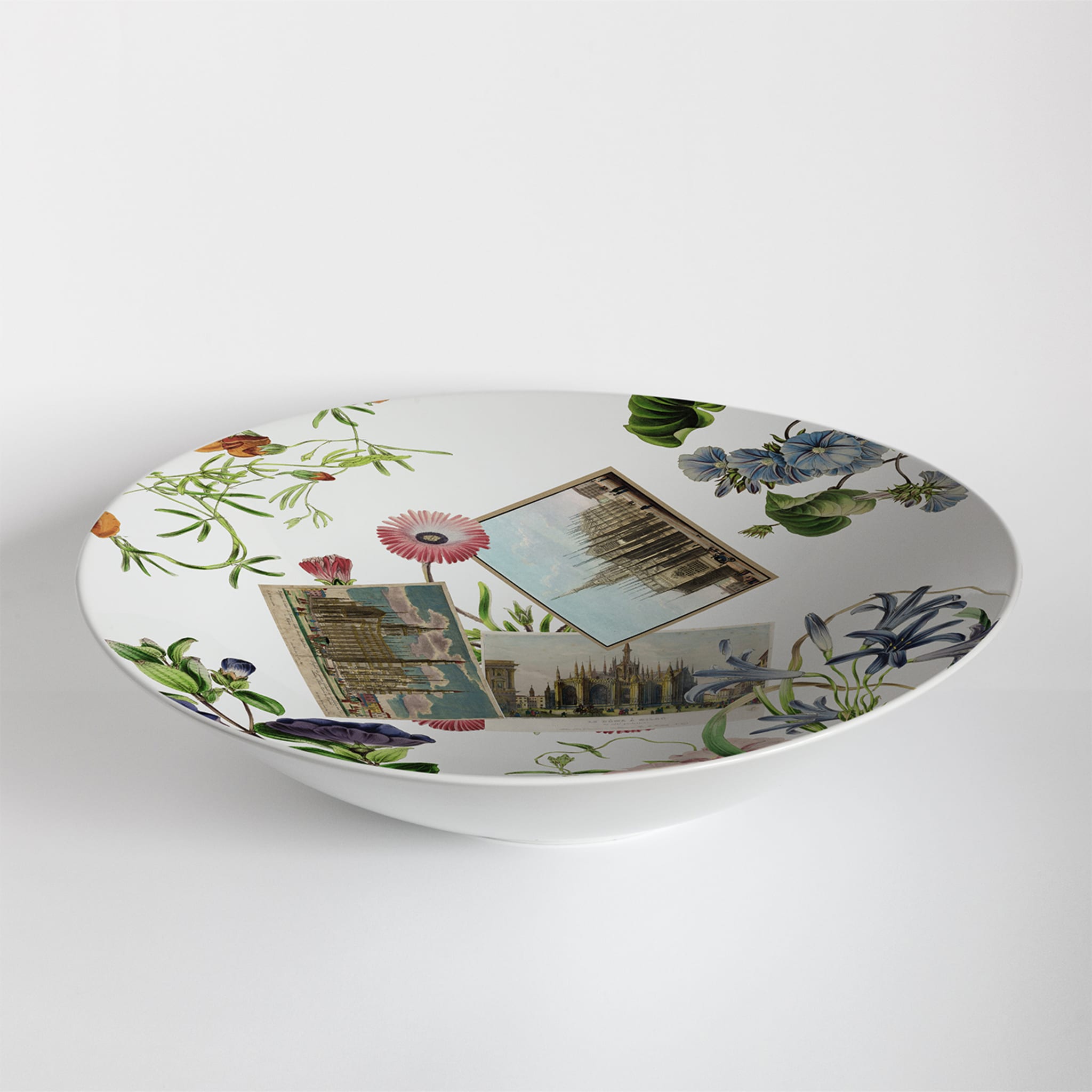 La Storia Infinita Porcelain Large Bowl With Milan Duomo - Alternative view 1