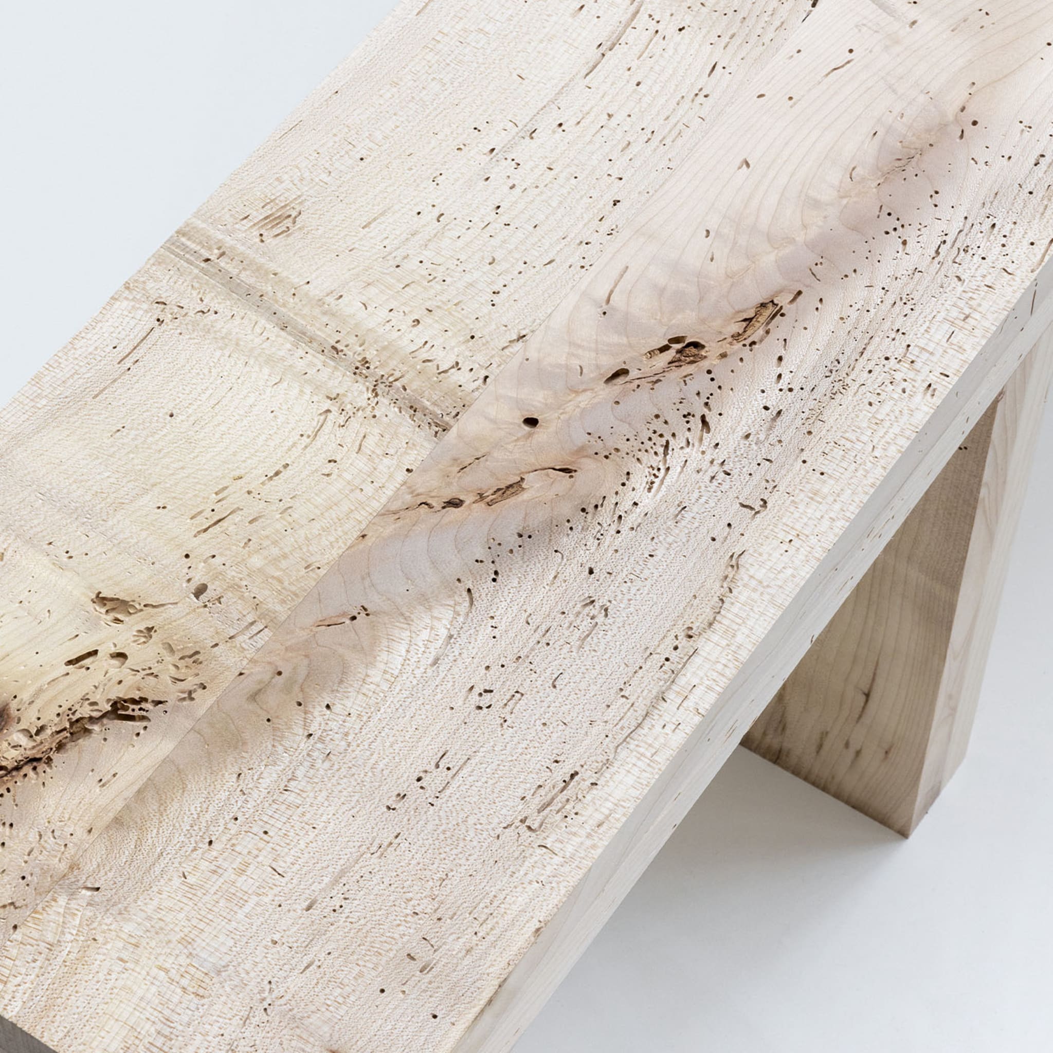 Alalunga Wood Bench By Giulio Iacchetti - Alternative view 2