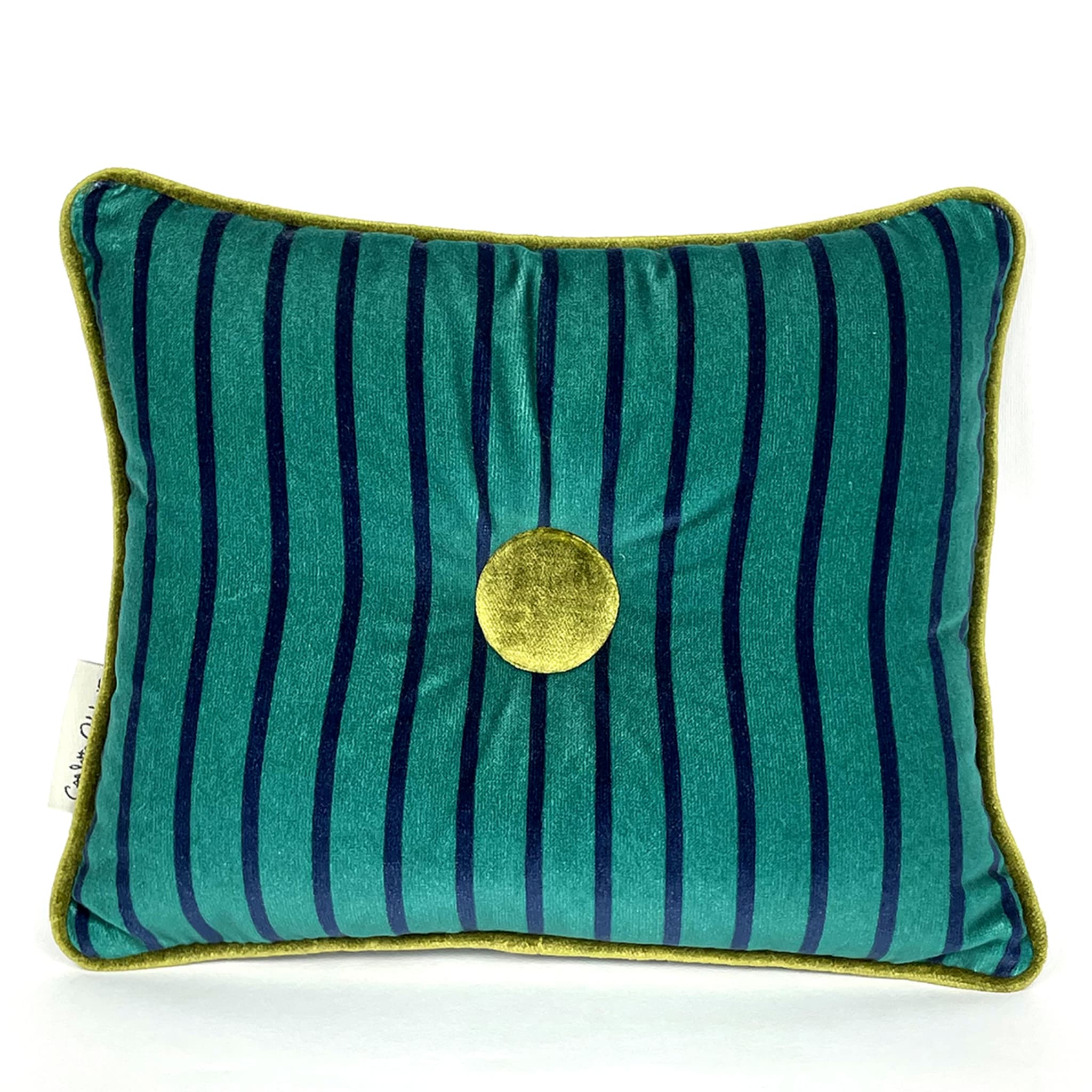 Cuscini Sweet Pillow Blu Baltico e Verde Pavone - Vista alternativa 2