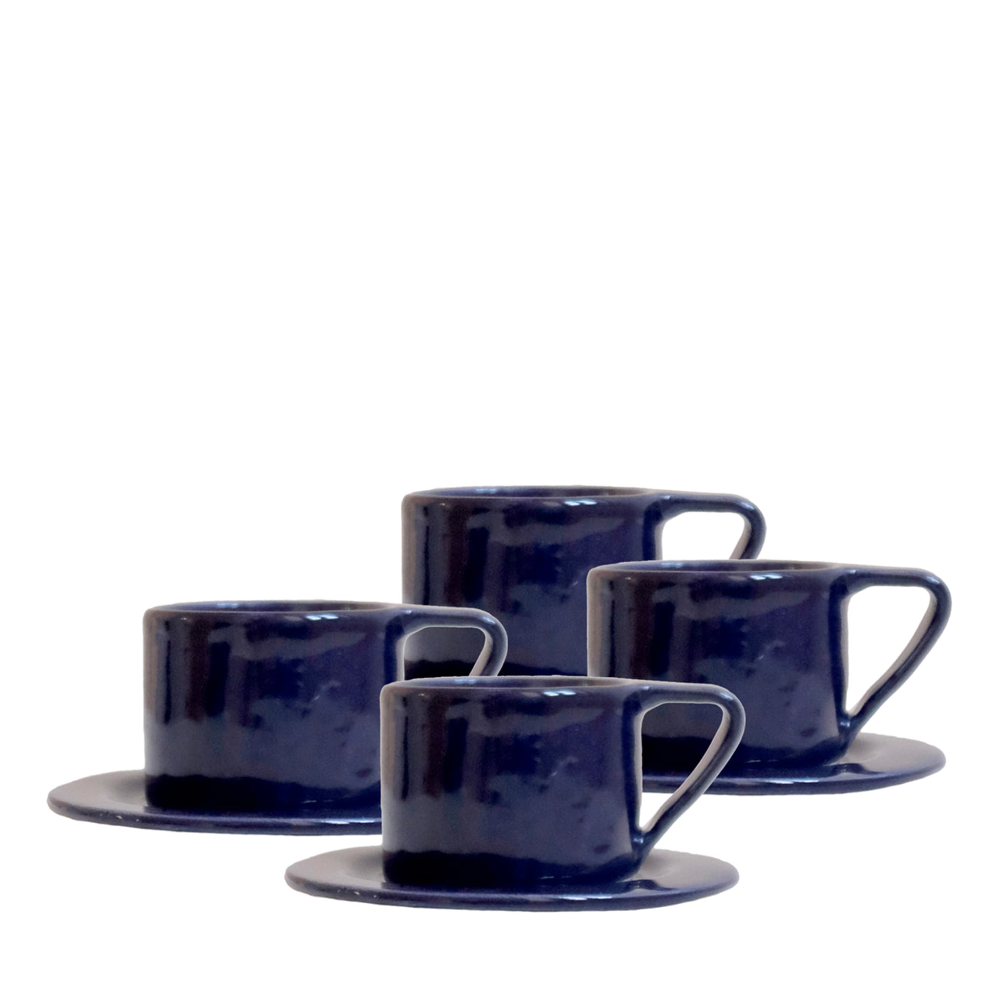 Milano Notte Set of 4 Espresso cups and saucers - Main view