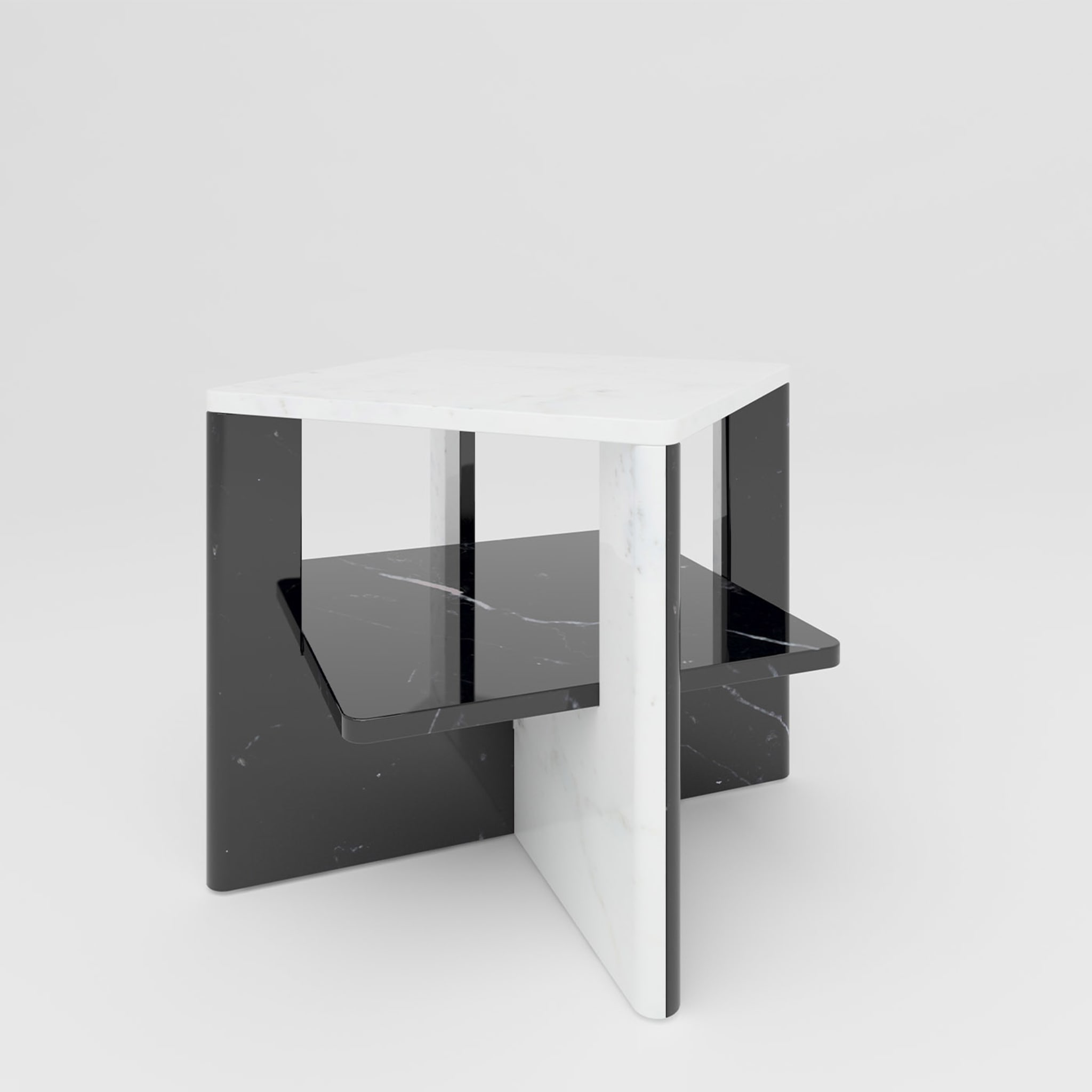 Plus+Double Marble Coffee Table #1 - Alternative view 1