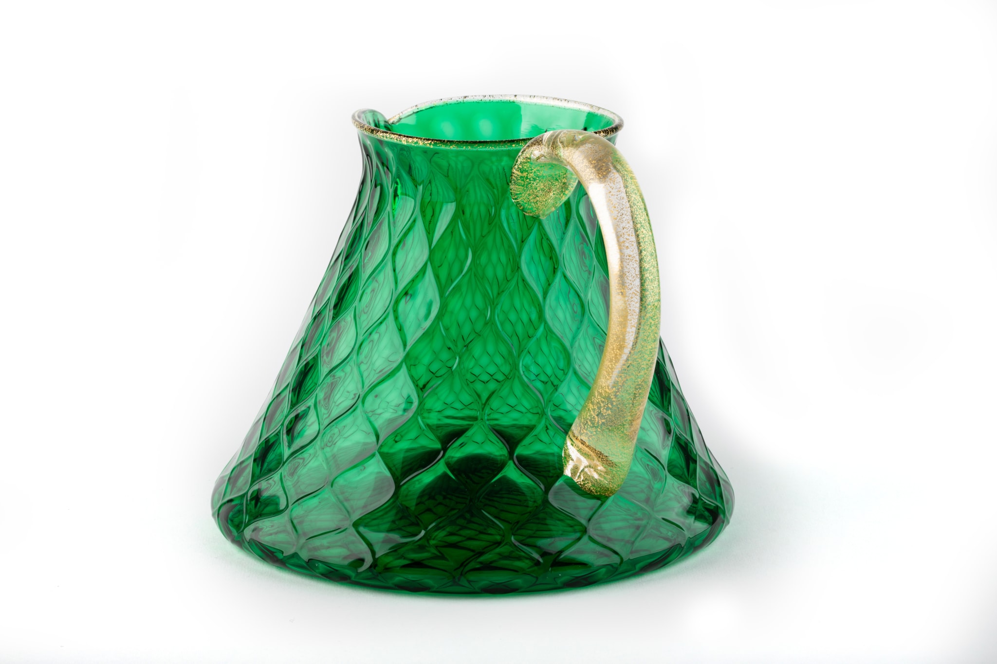 Set of Green Balloton Pitcher and 6 Glasses - Alternative view 4