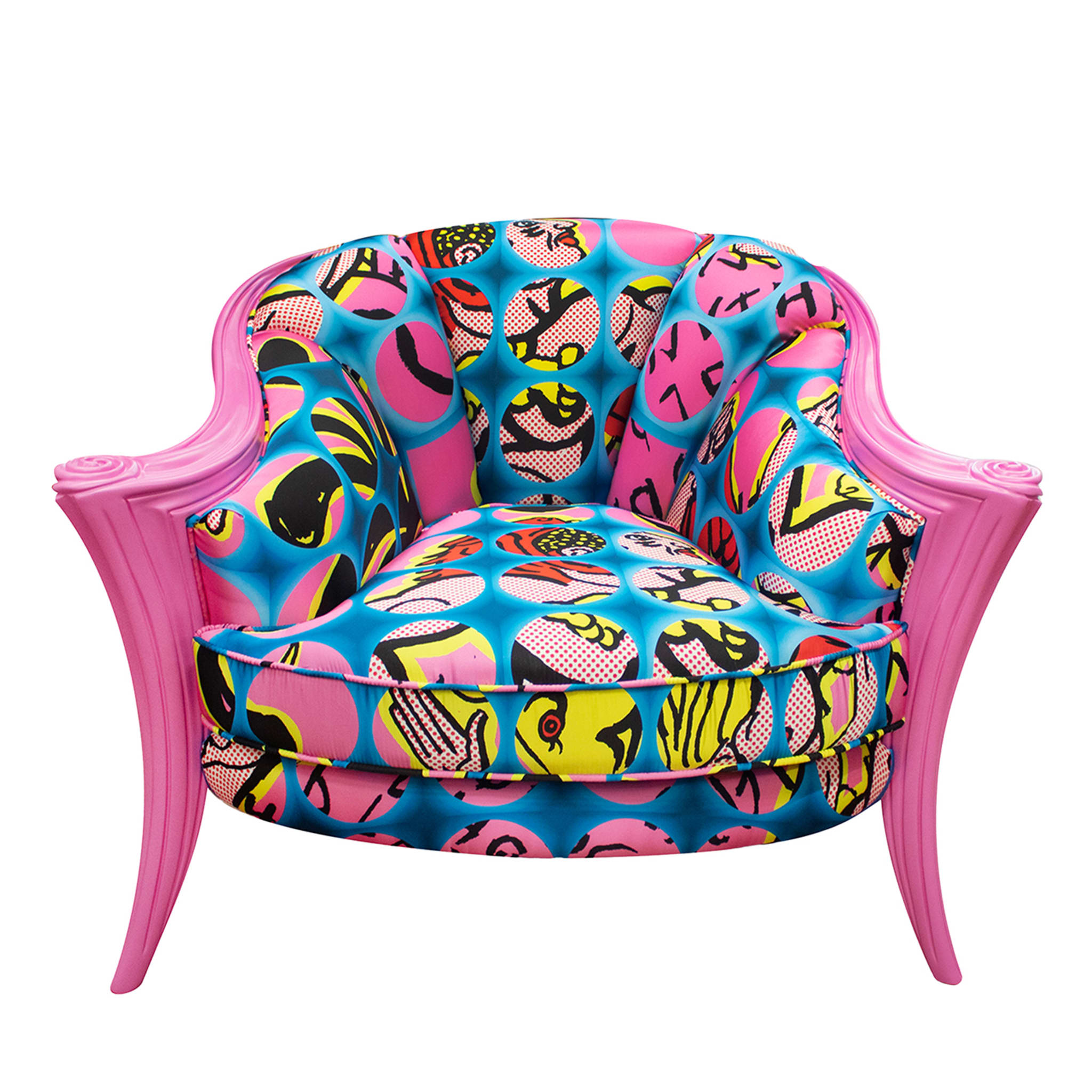 Opus Futura Pink Artestoria armchair By Carlo Rampazzi - Main view