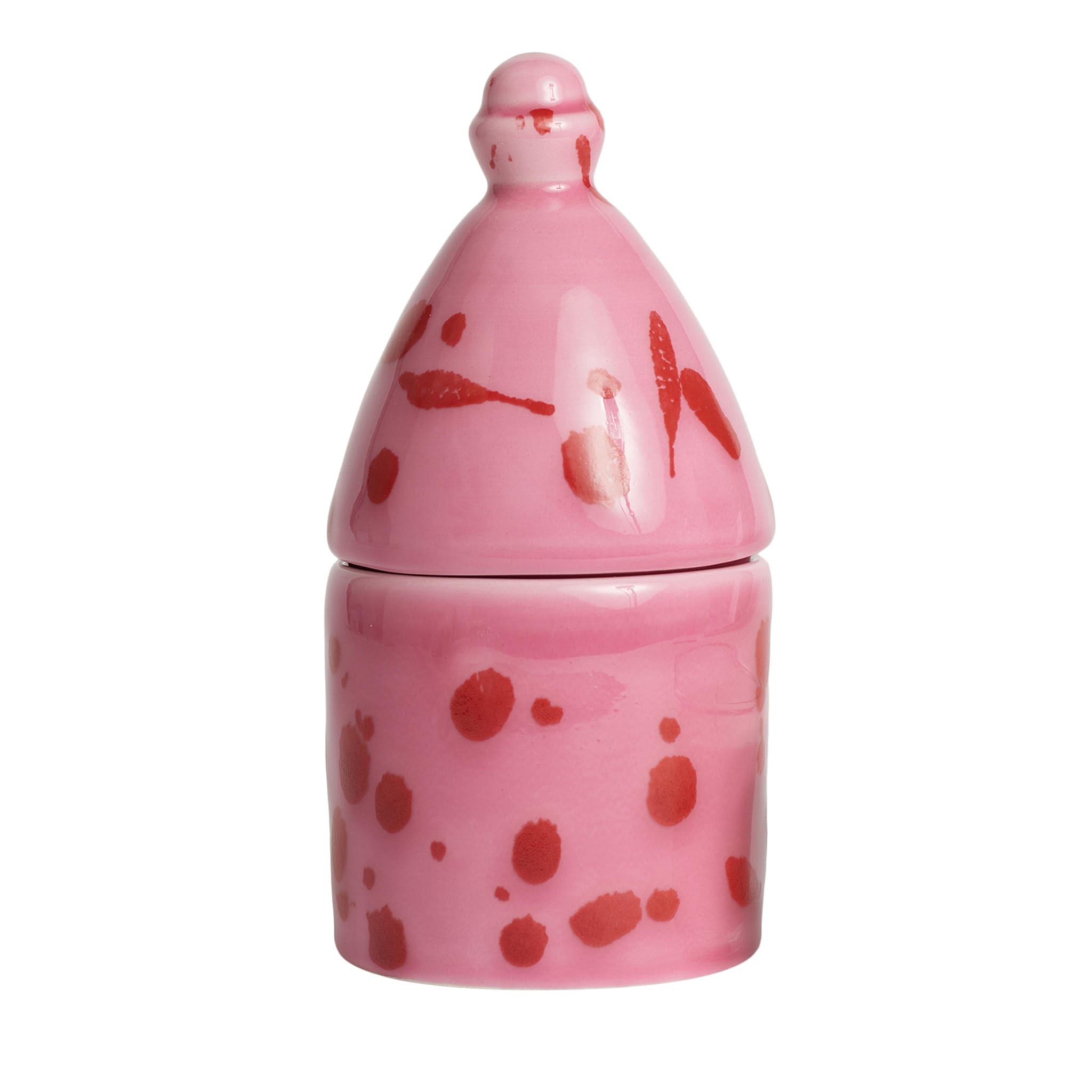 Trullo Pink and Red Candle Holder - Alternative view 1