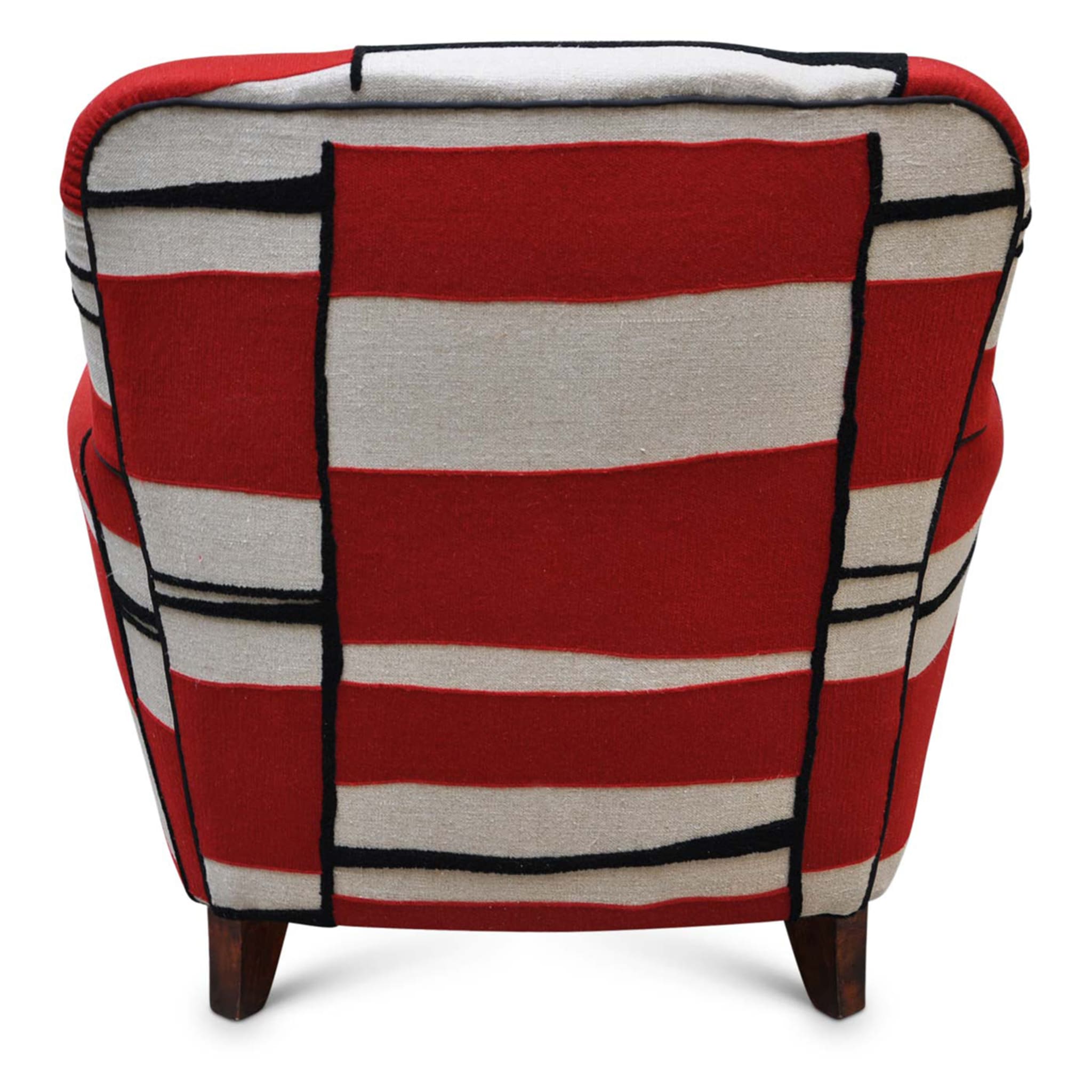 Red & White Passion Armchair - Alternative view 1
