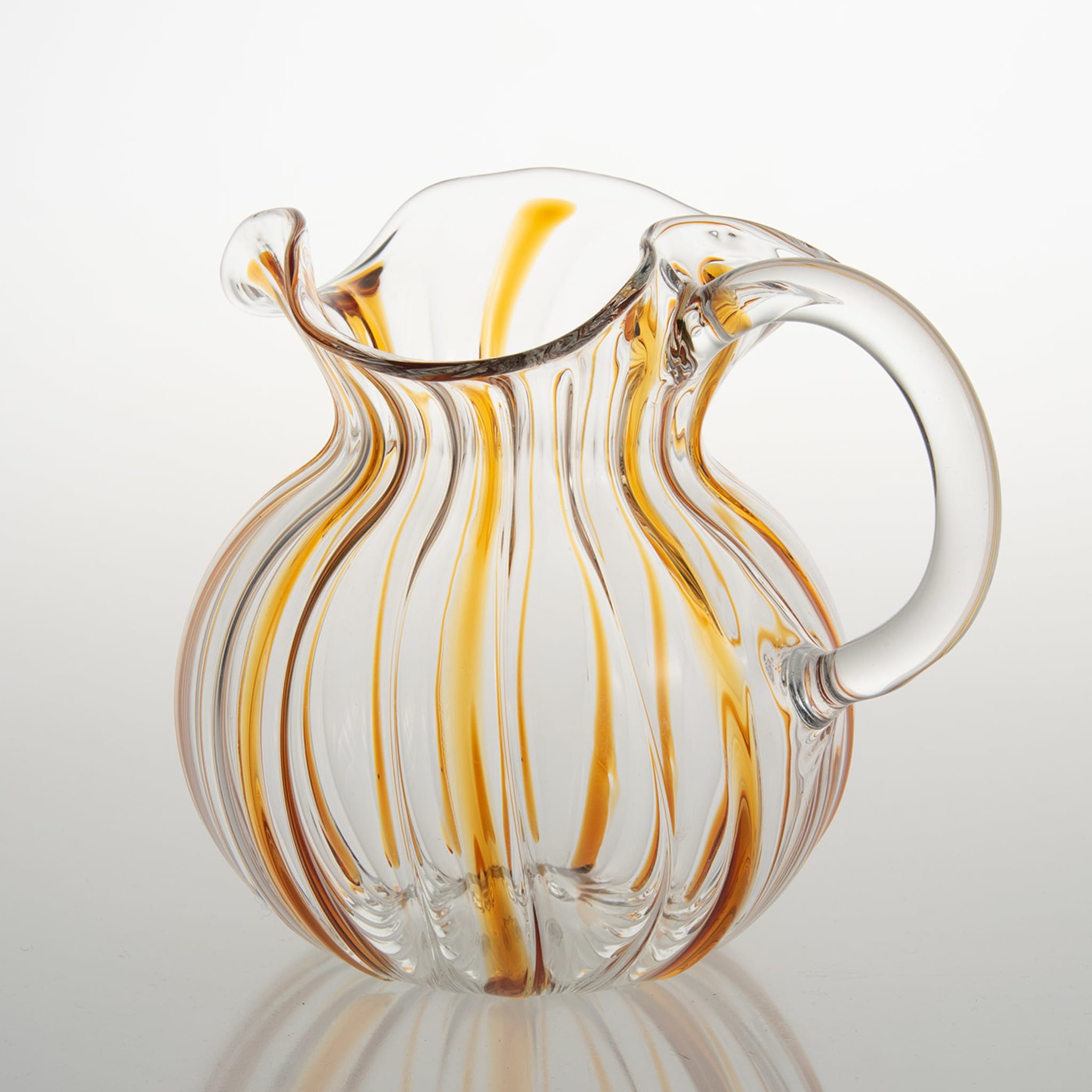 Torcello Yellow Striped Pitcher - Alternative view 2