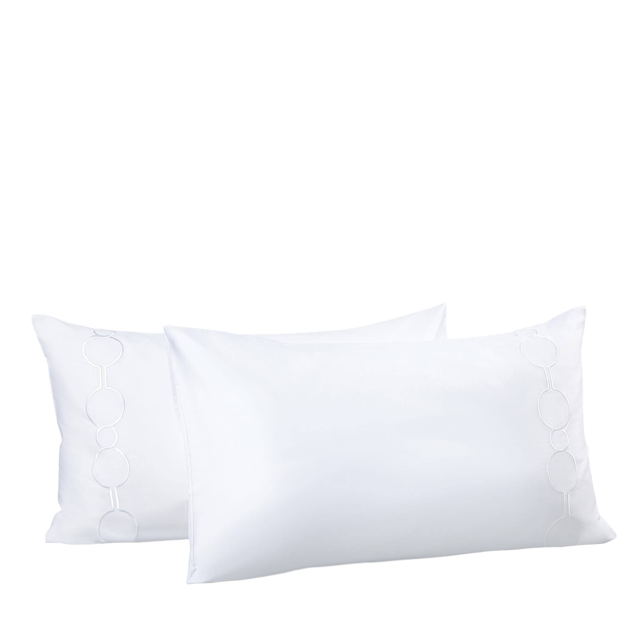 Shangri-La White Set of 2 Pillowcases (Taies d'oreiller) - Vue principale