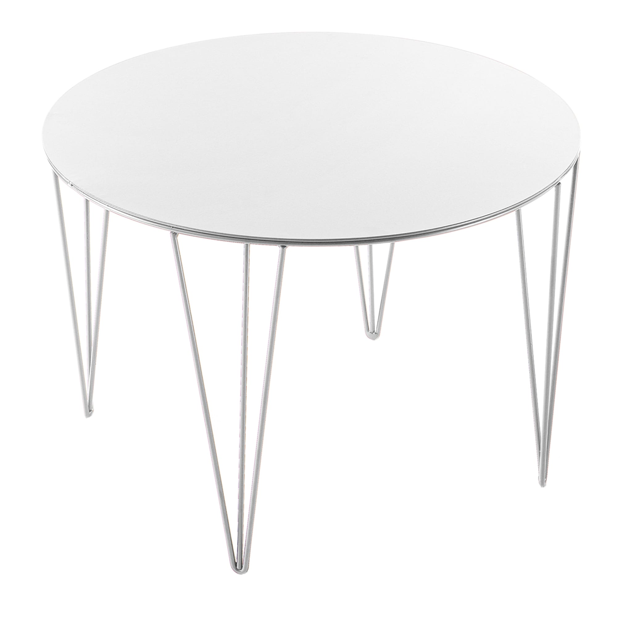 Chele White Round Coffee Table #1 - Main view