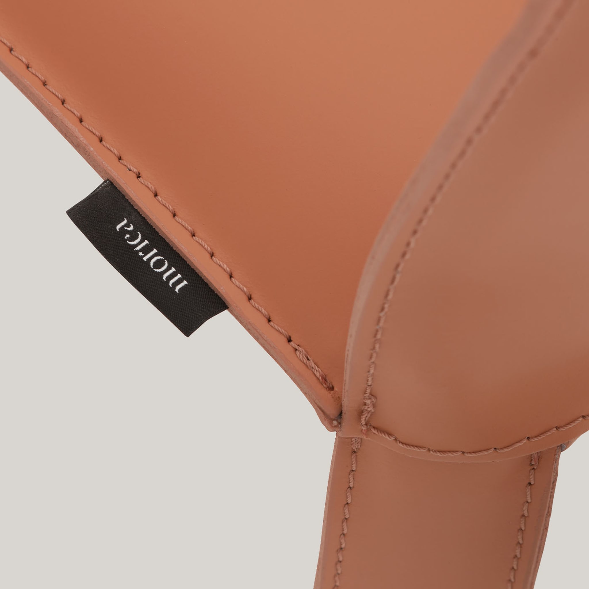 Jumpsuite Cognac-Toned Leather Chair - Alternative view 3