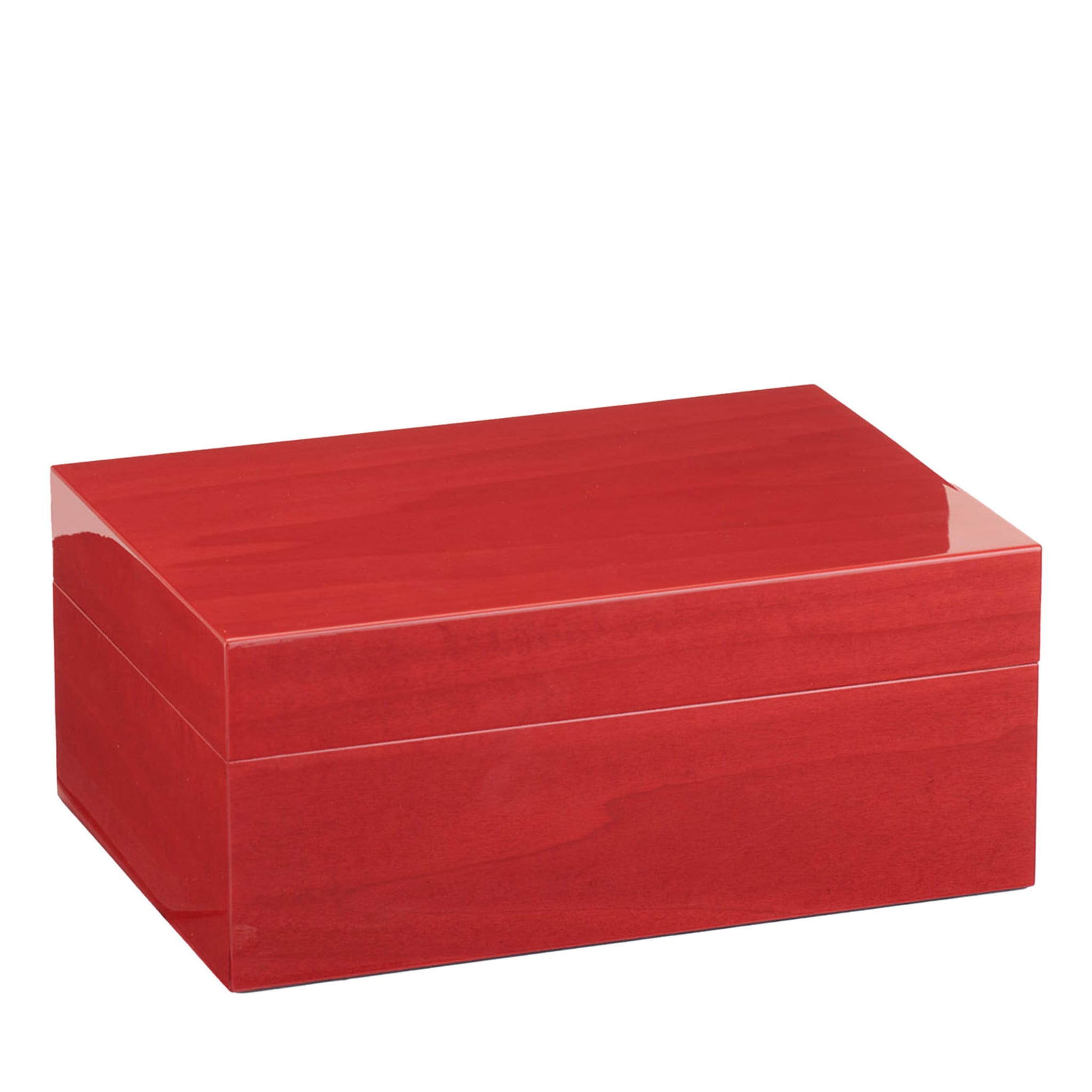 Caja de puros roja grande Roma - Vista principal