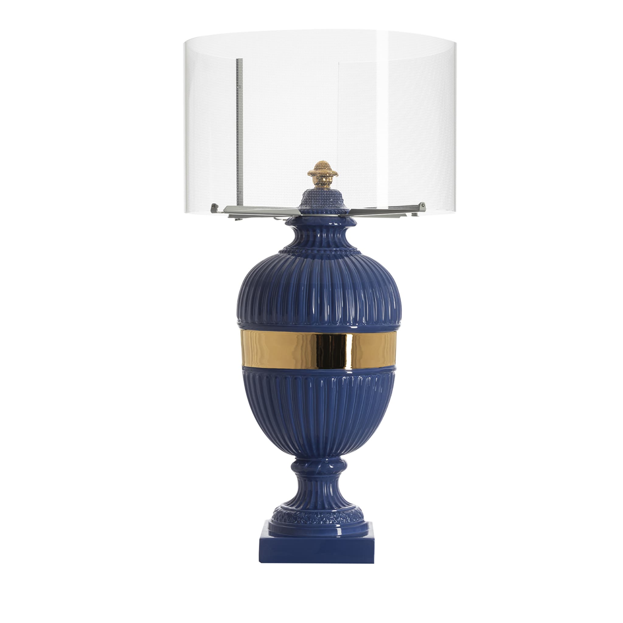 Psyche Blue and Gold Table Lamp - Main view