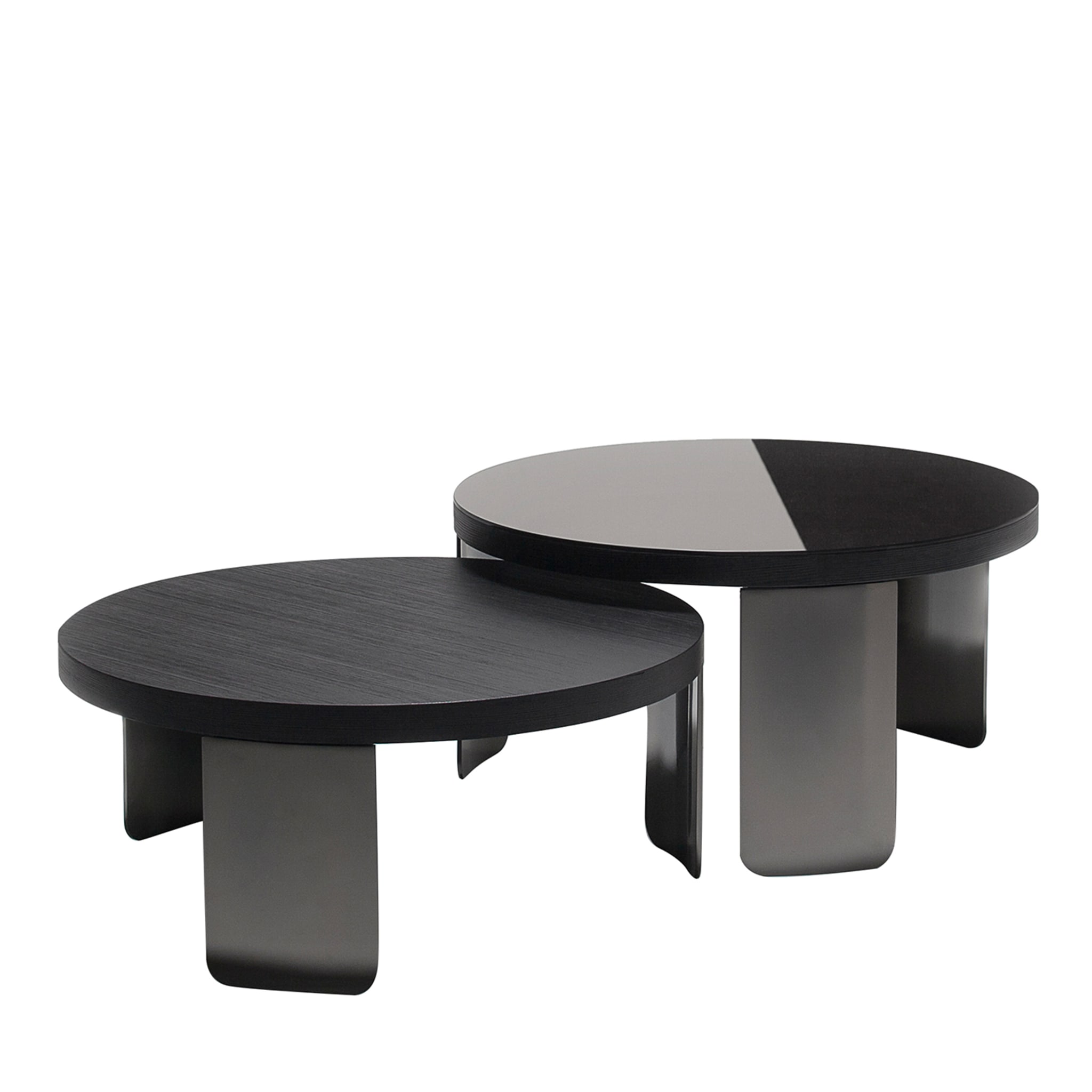 Point Set of 2 Round Coffee Tables - Main view