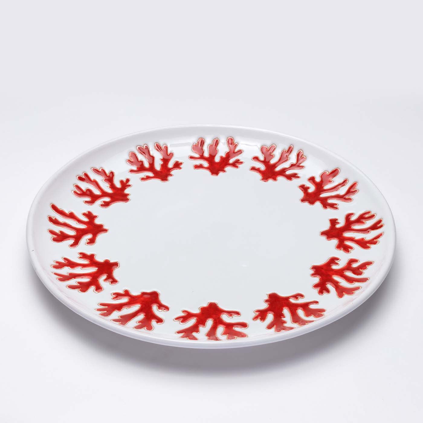 Corallo Rosso Round Dinner Plate - Cerasarda