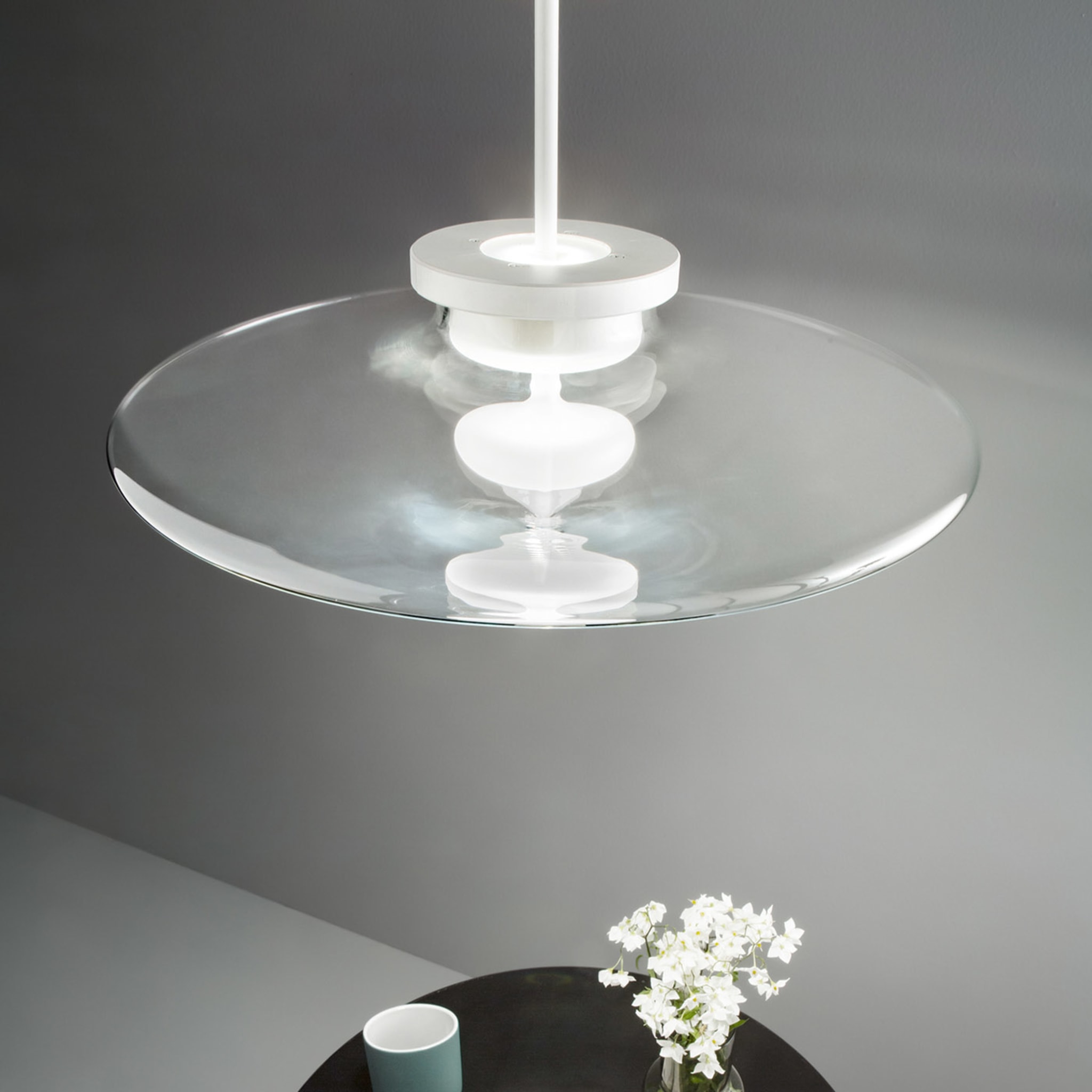 Lampe suspendue blanche Desideria - Vue alternative 2