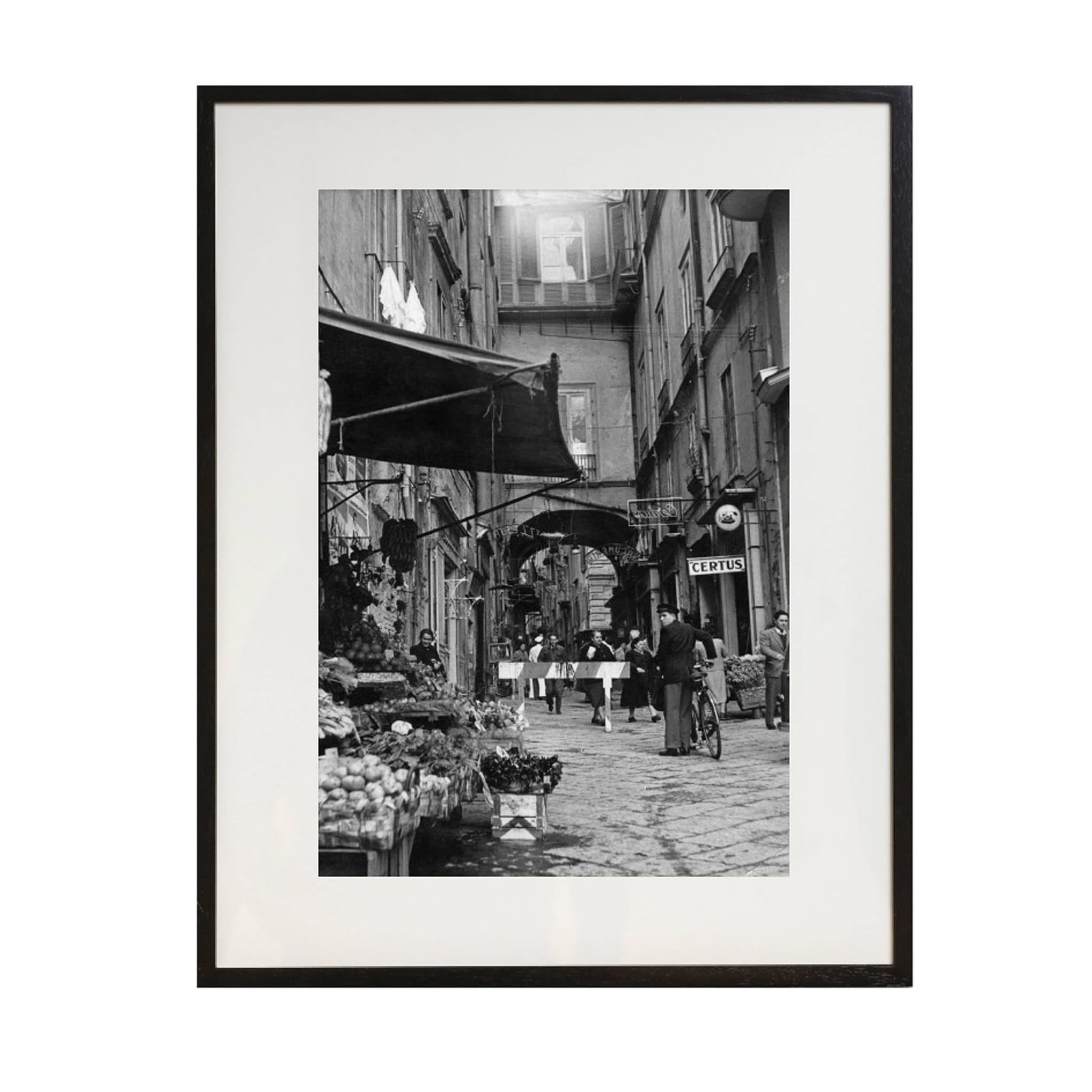 Naples Street Framed Print by Keystone - Main view