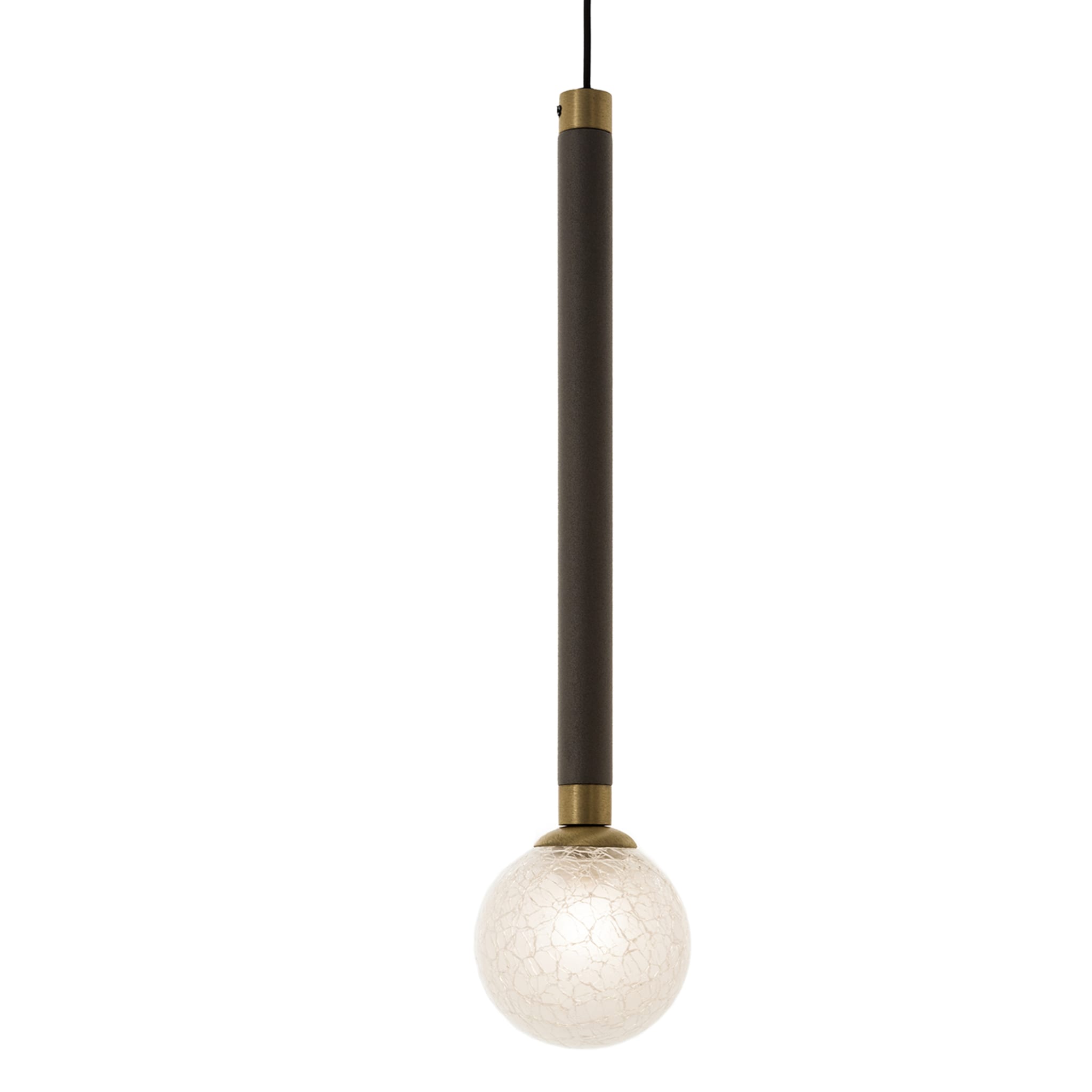 Crystal Ball Champagne Pendant Lamp - Alternative view 1