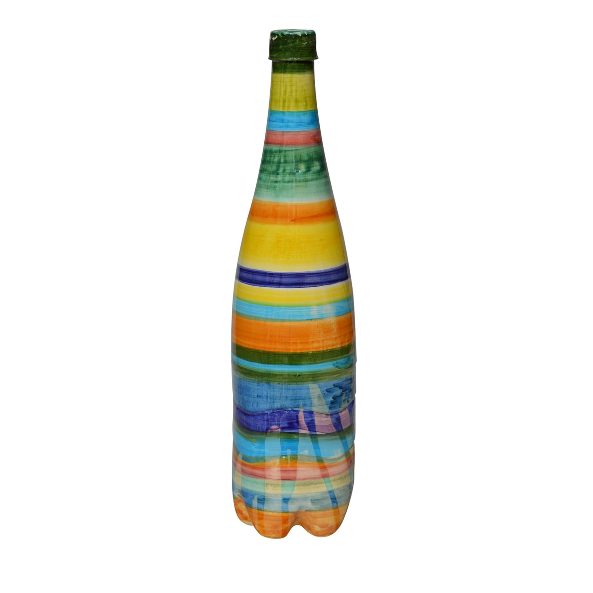 Più argilla meno plastica Bottiglia multicolore - Vista principale