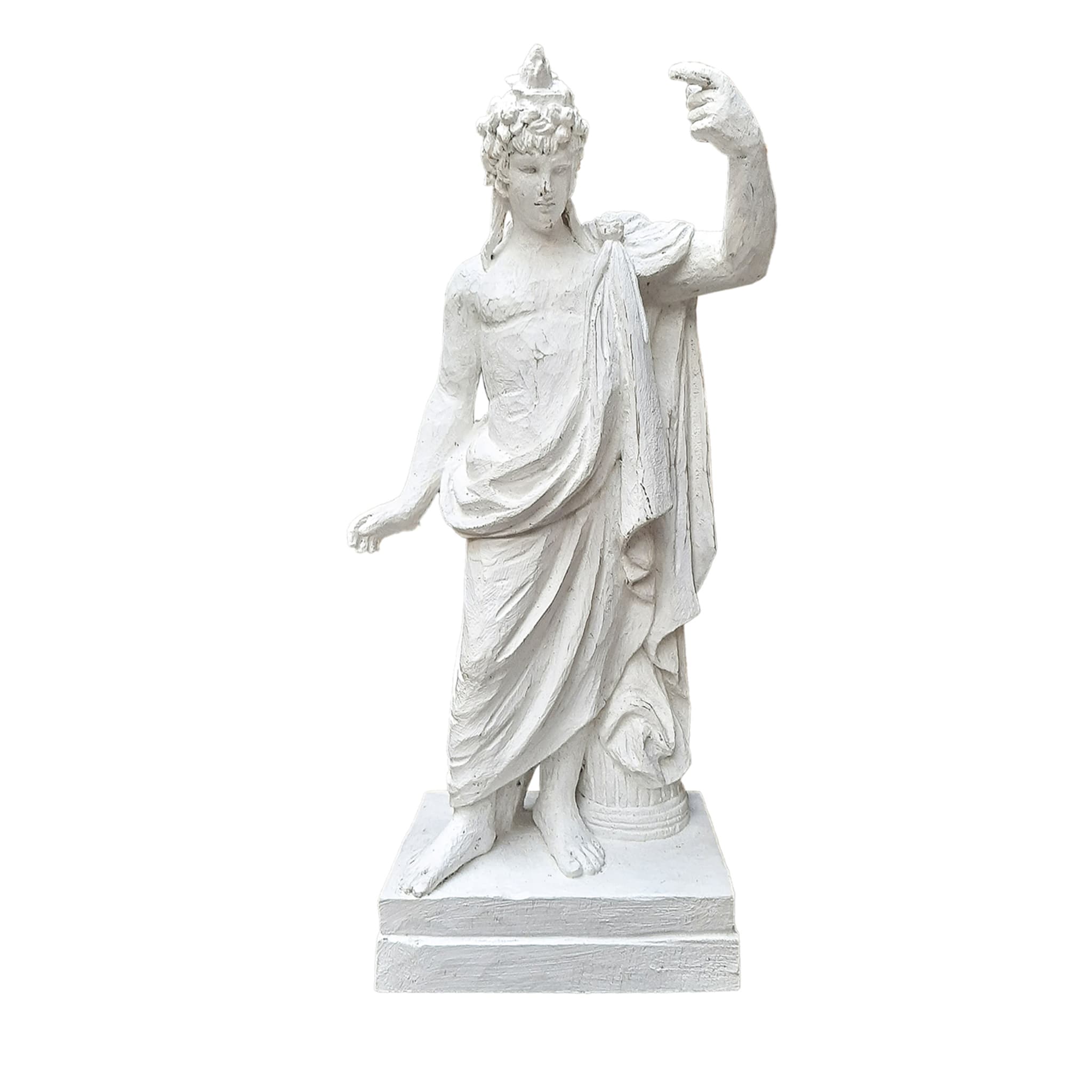 Figura di Servio Tullio figlio di Vulcano Sculpture - Vue principale