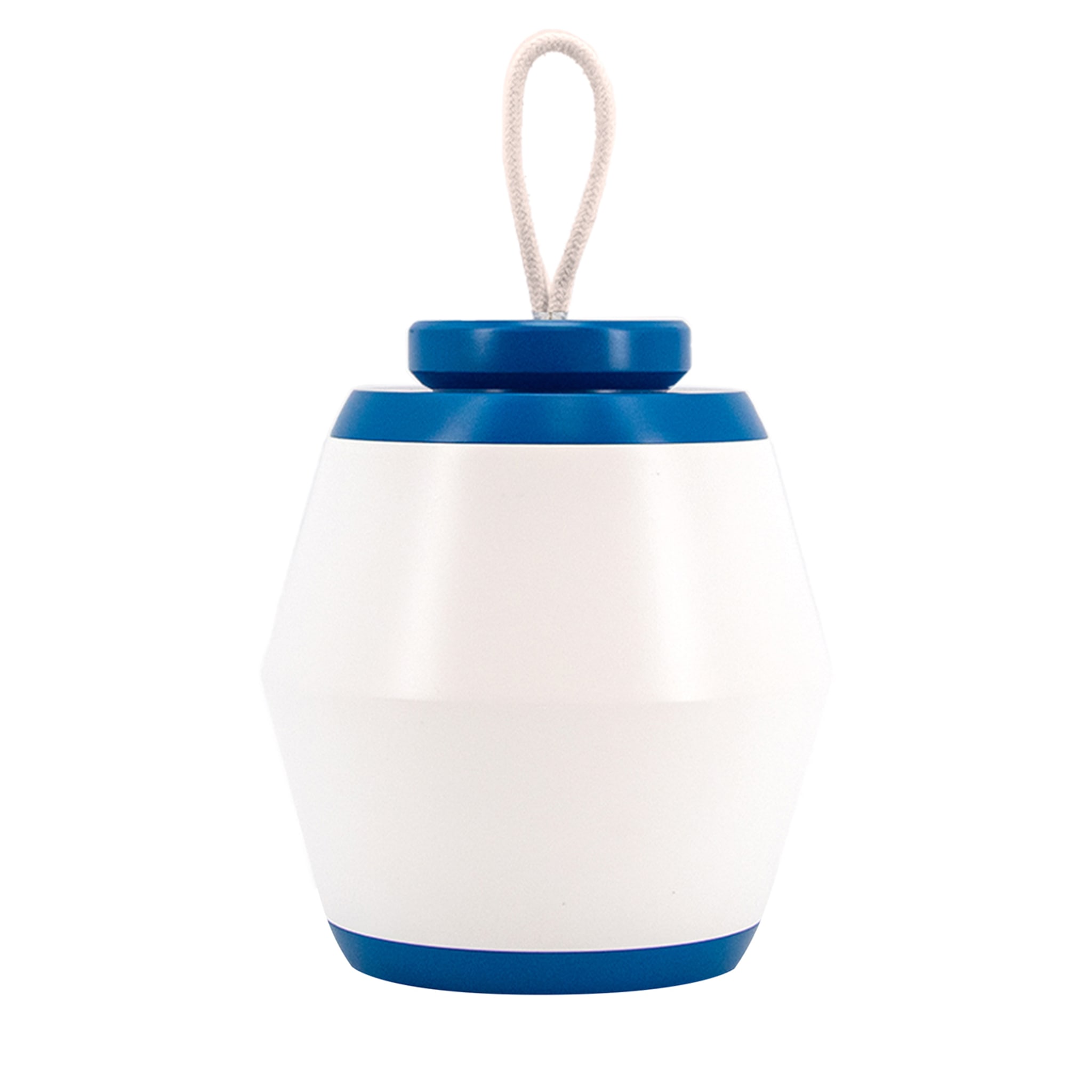 Lanterna ricaricabile geometrica blu di Albore Design - Vista principale